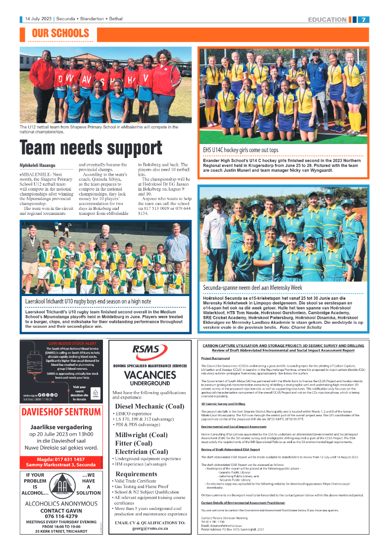 Ridge Times 14 July 2023 page 7