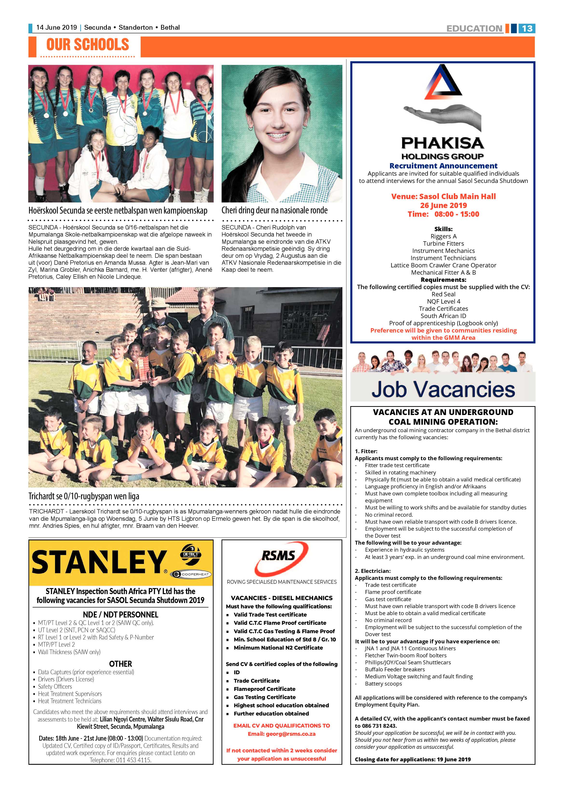 Ridge Times 14 June 2019 page 13
