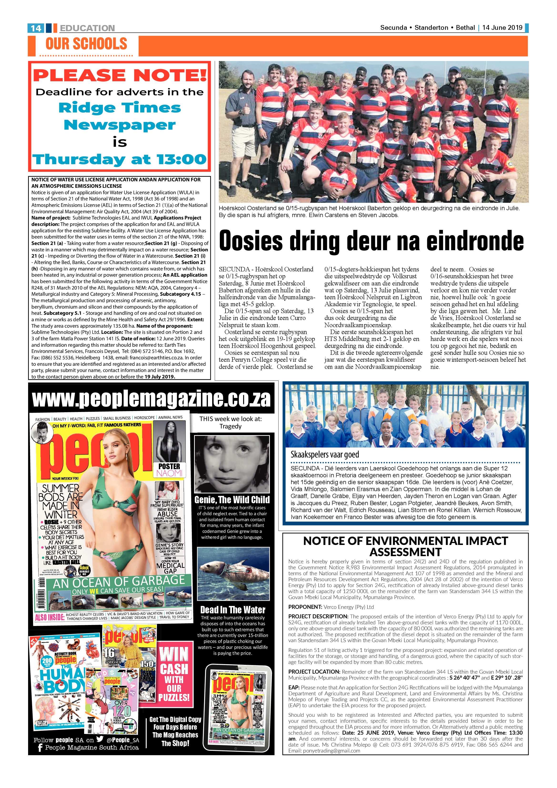 Ridge Times 14 June 2019 page 14