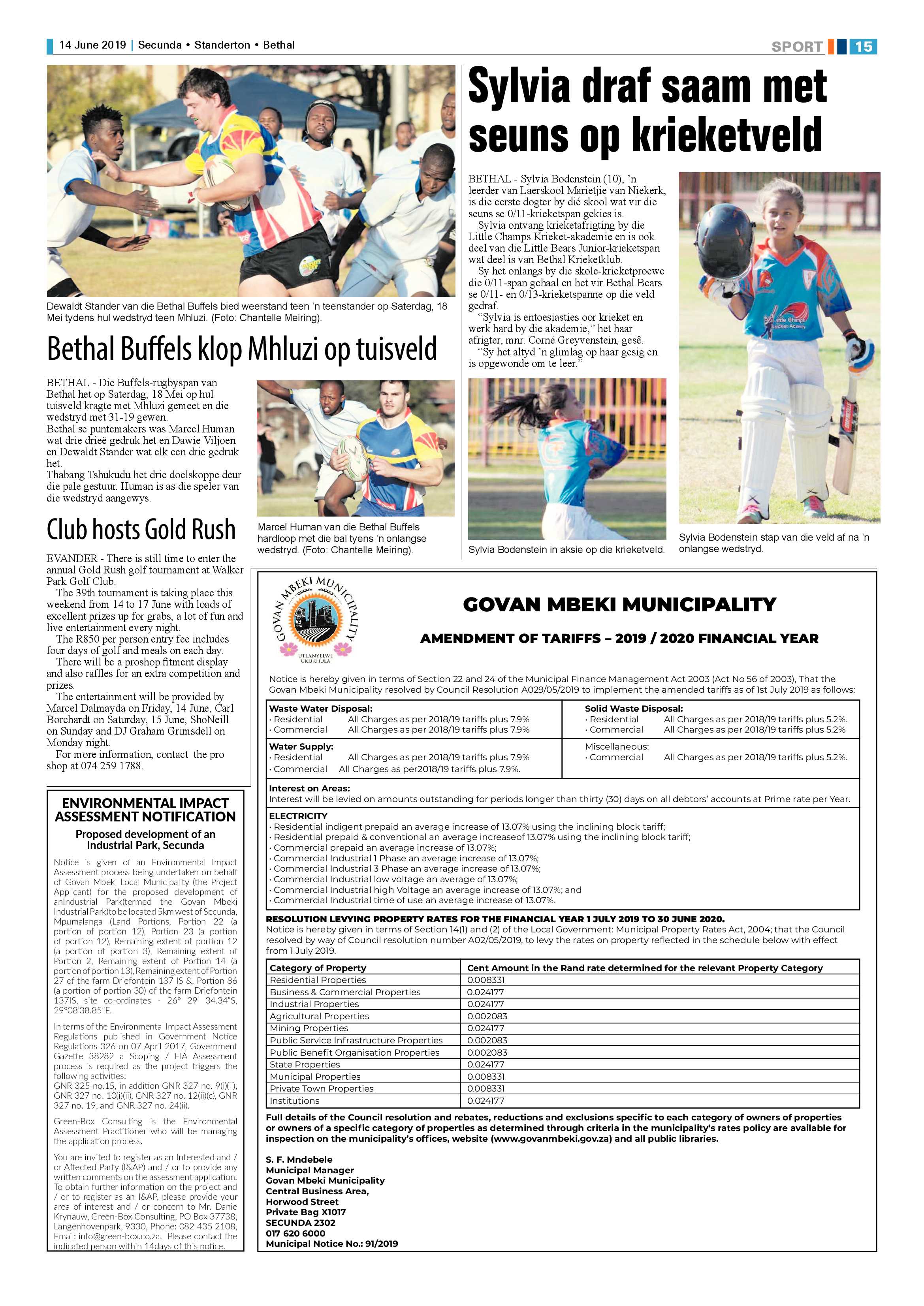 Ridge Times 14 June 2019 page 15