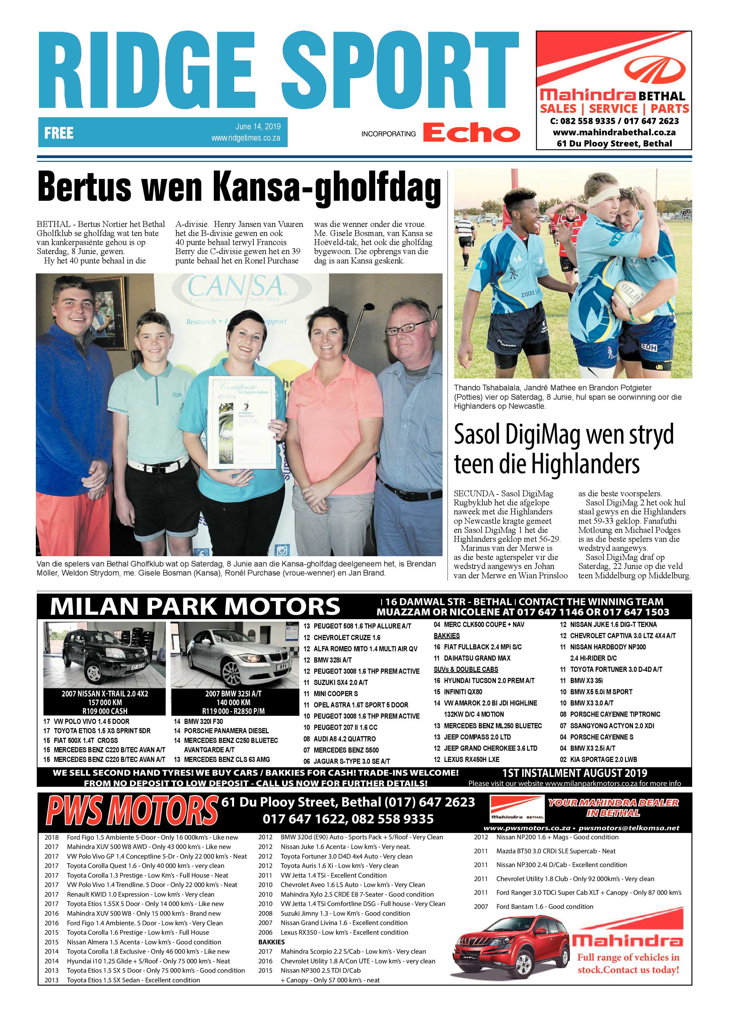 Ridge Times 14 June 2019 page 16