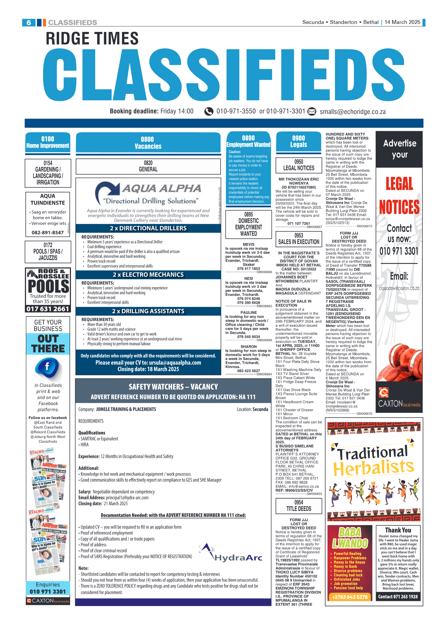 Ridge Times 14 March 2025 page 6