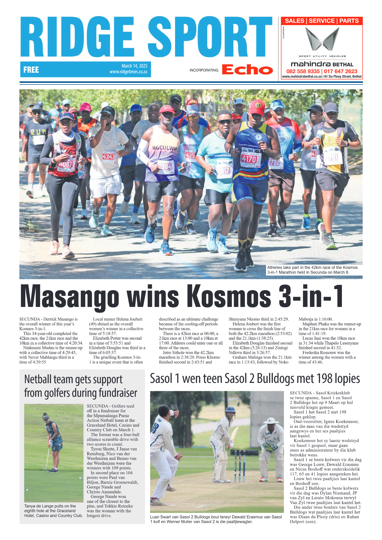 Ridge Times 14 March 2025 page 8