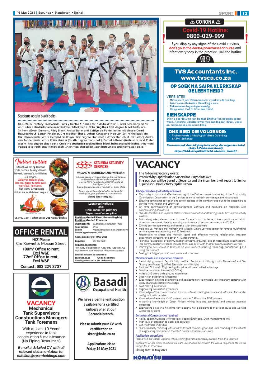 Ridge Times 14 May 2021 page 13