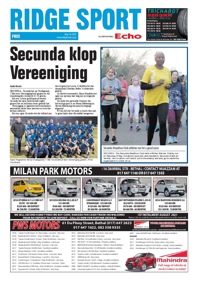 Ridge Times 14 May 2021 page 16