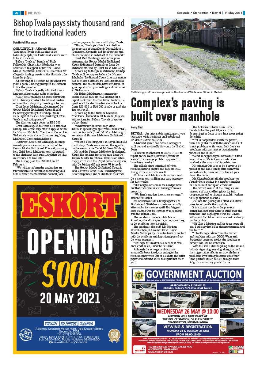 Ridge Times 14 May 2021 page 4