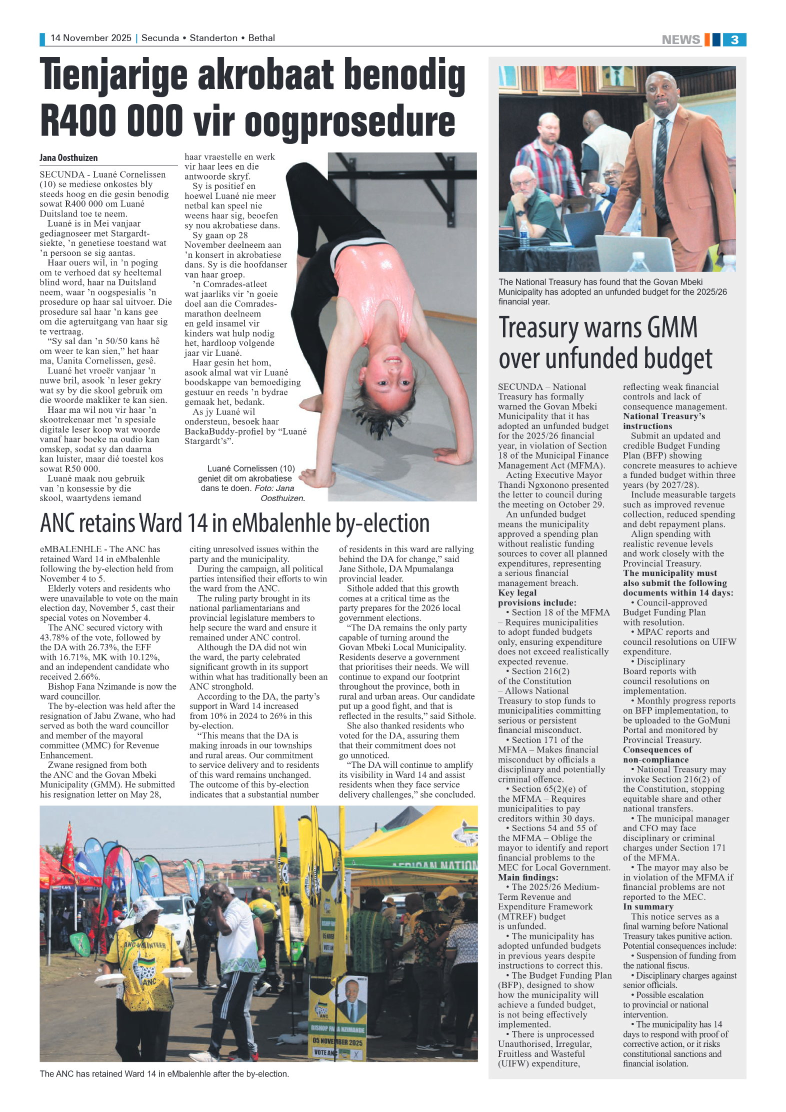 Ridge Times 14 November 2025 page 3