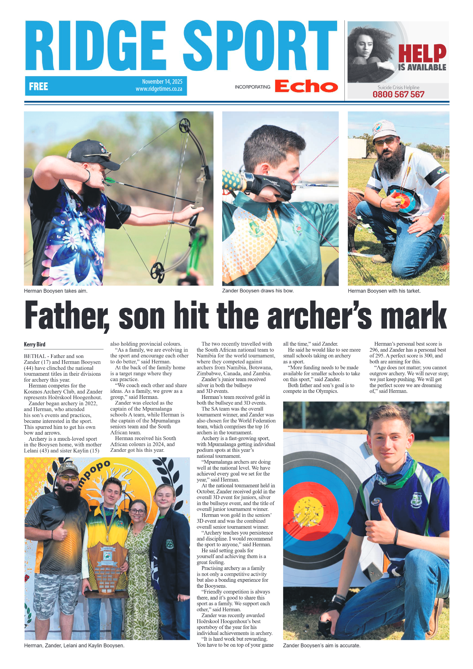 Ridge Times 14 November 2025 page 8