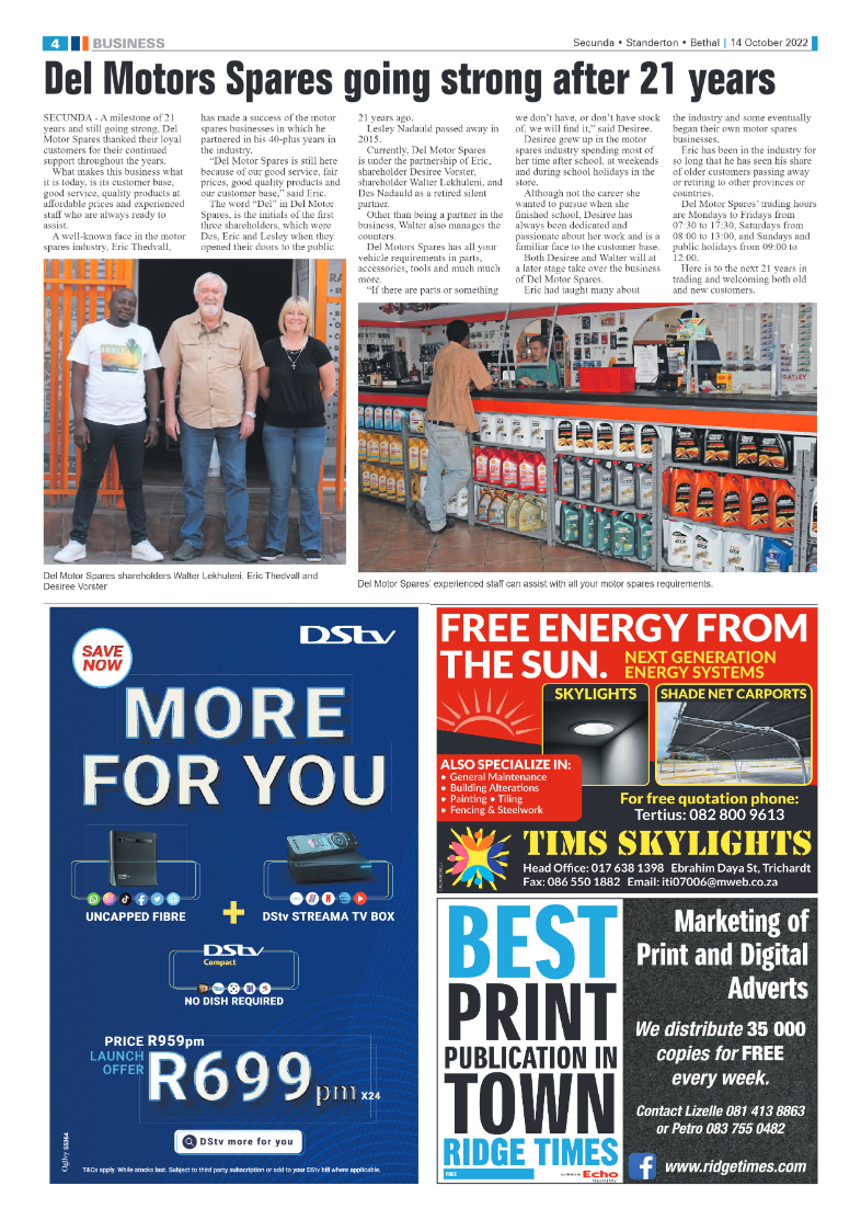 Ridge Times 14 October 2022 page 4