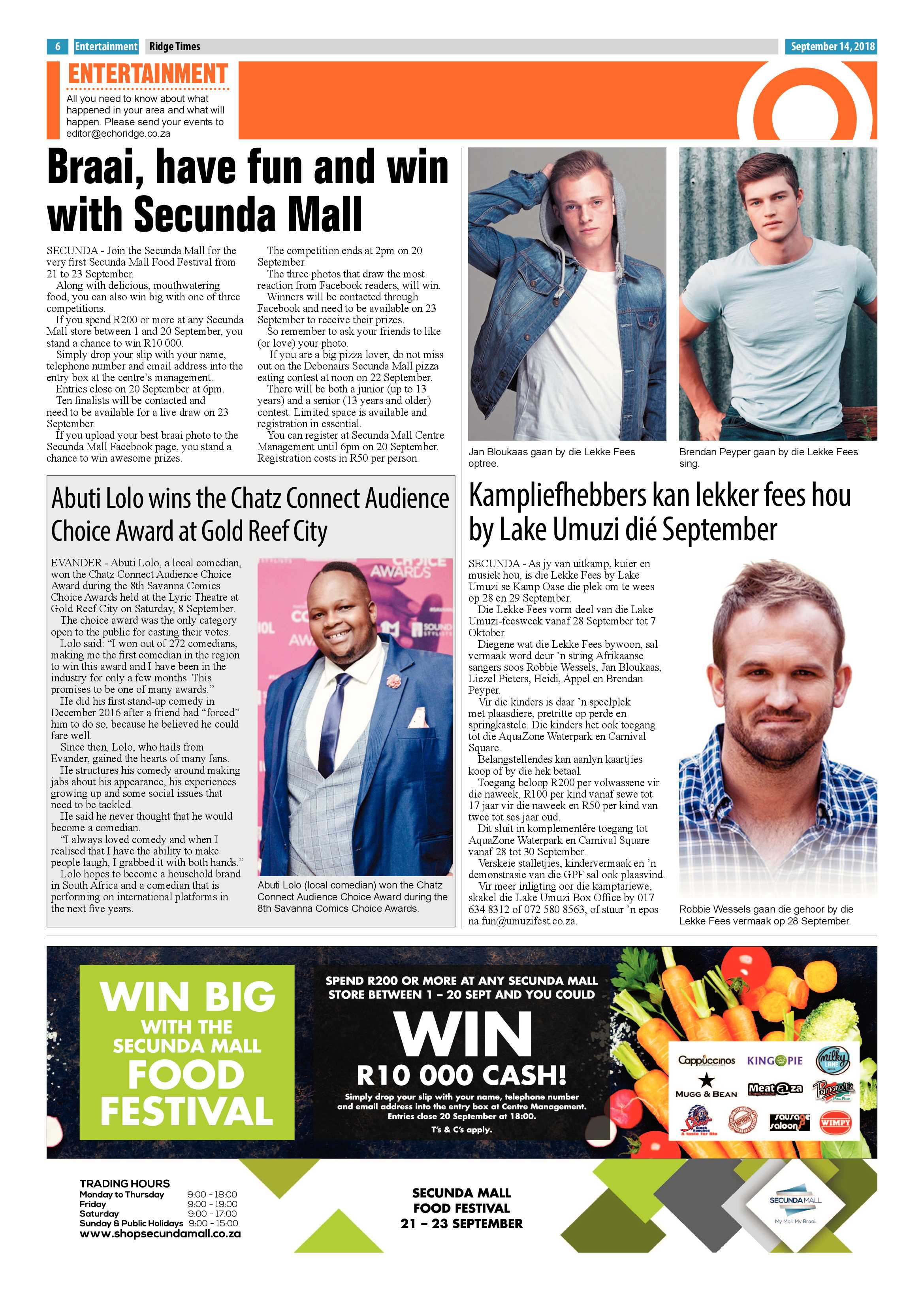 Ridge Times 14 September 2018 page 6
