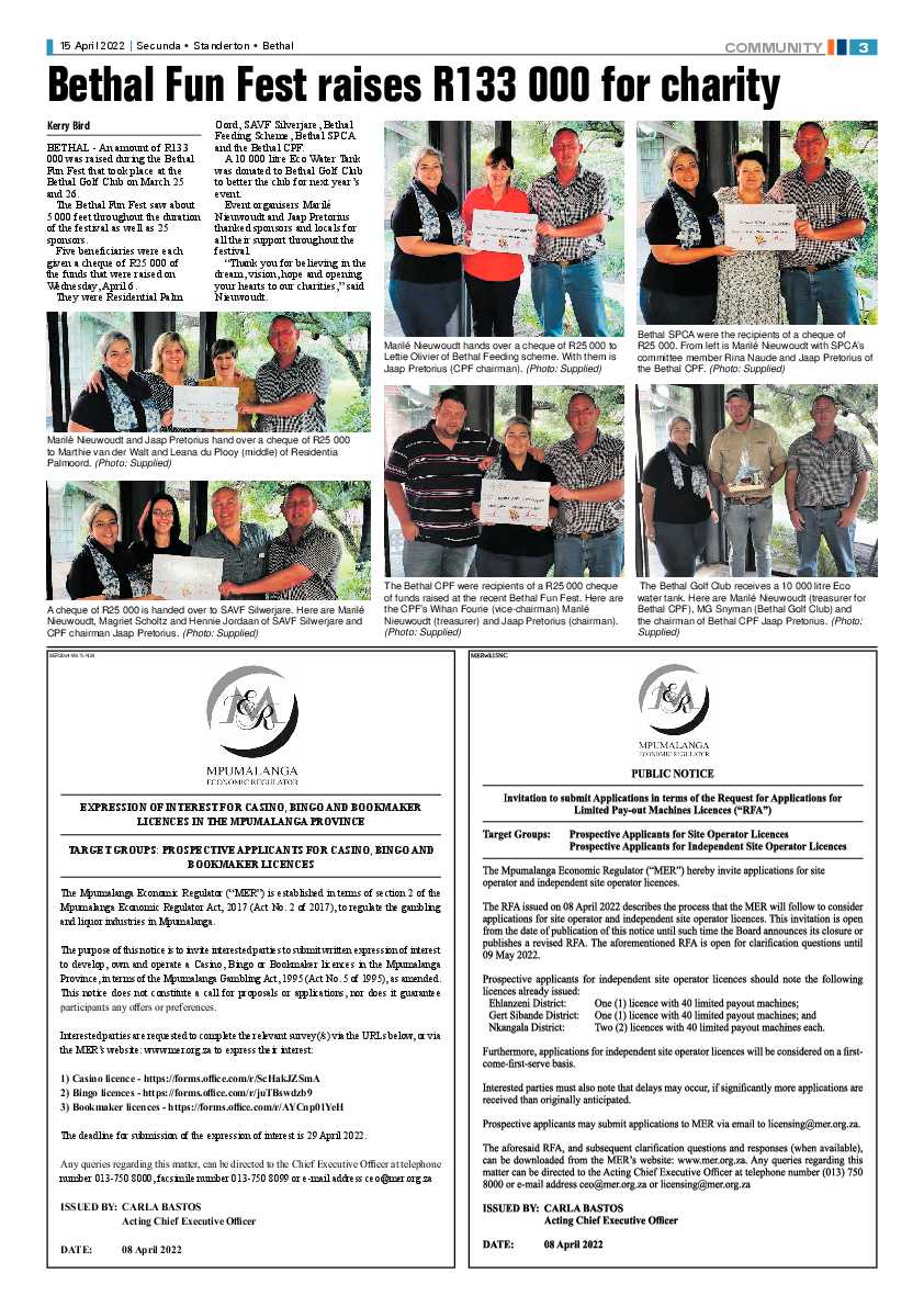 Ridge Times 15 April 2022 page 3