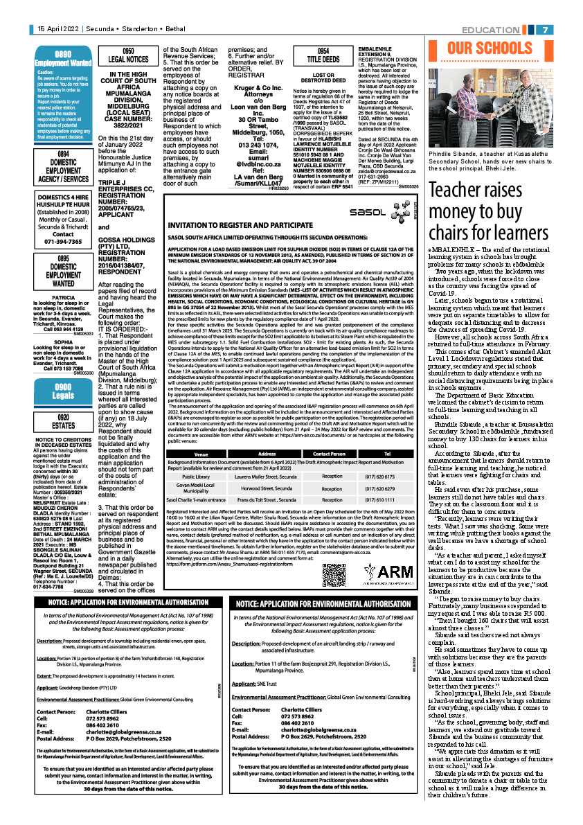 Ridge Times 15 April 2022 page 7