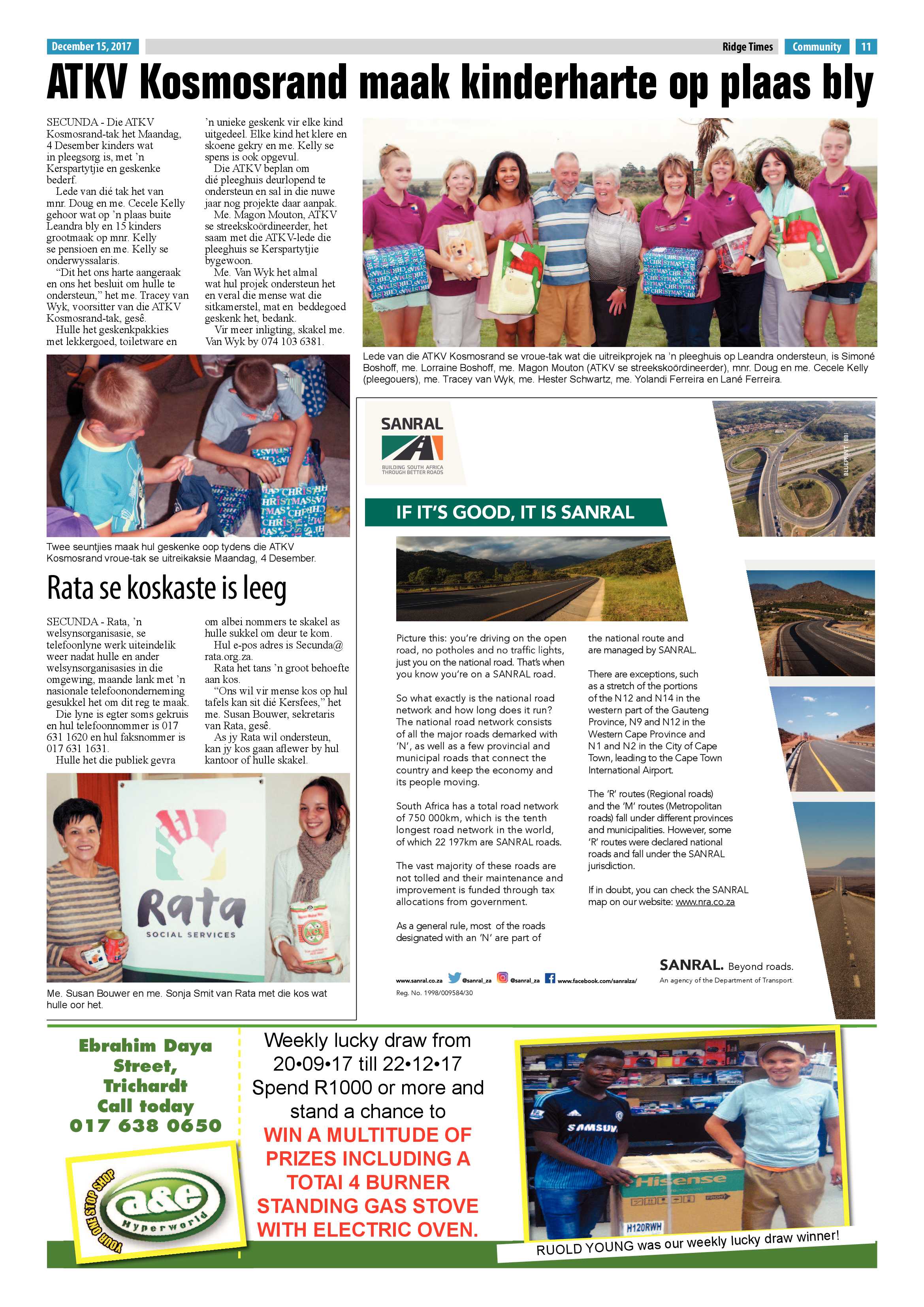 Ridge Times 15 December 2017 page 12