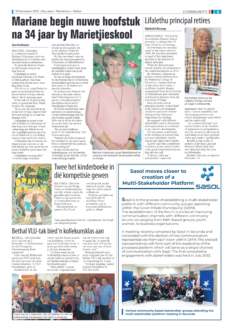 Ridge Times 15 December 2023 page 3