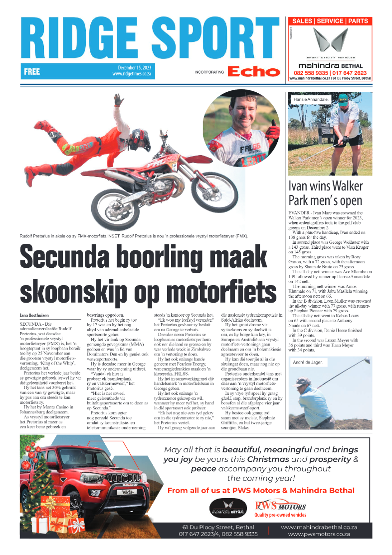 Ridge Times 15 December 2023 page 8