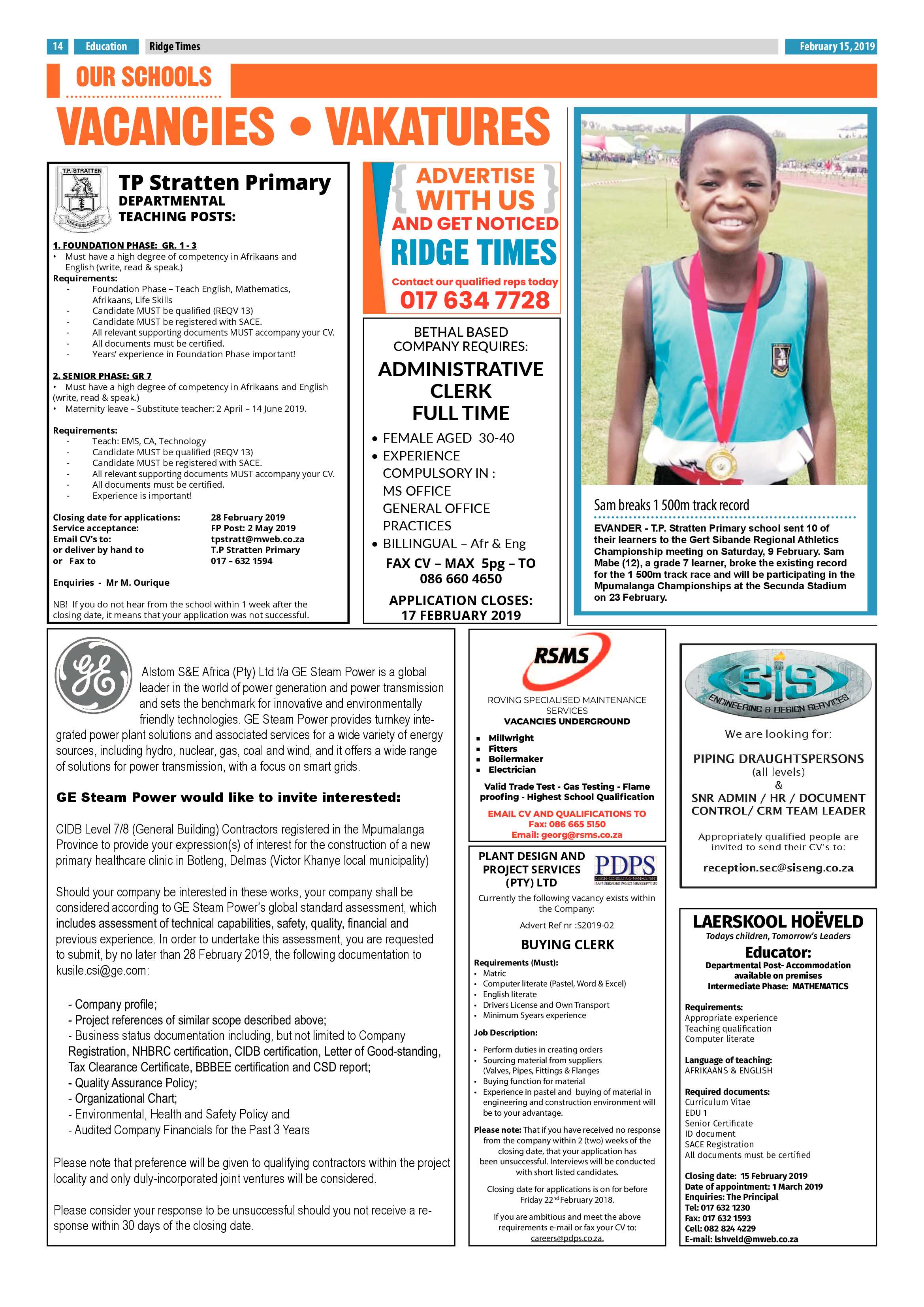 Ridge Times 15 February 2019 page 14