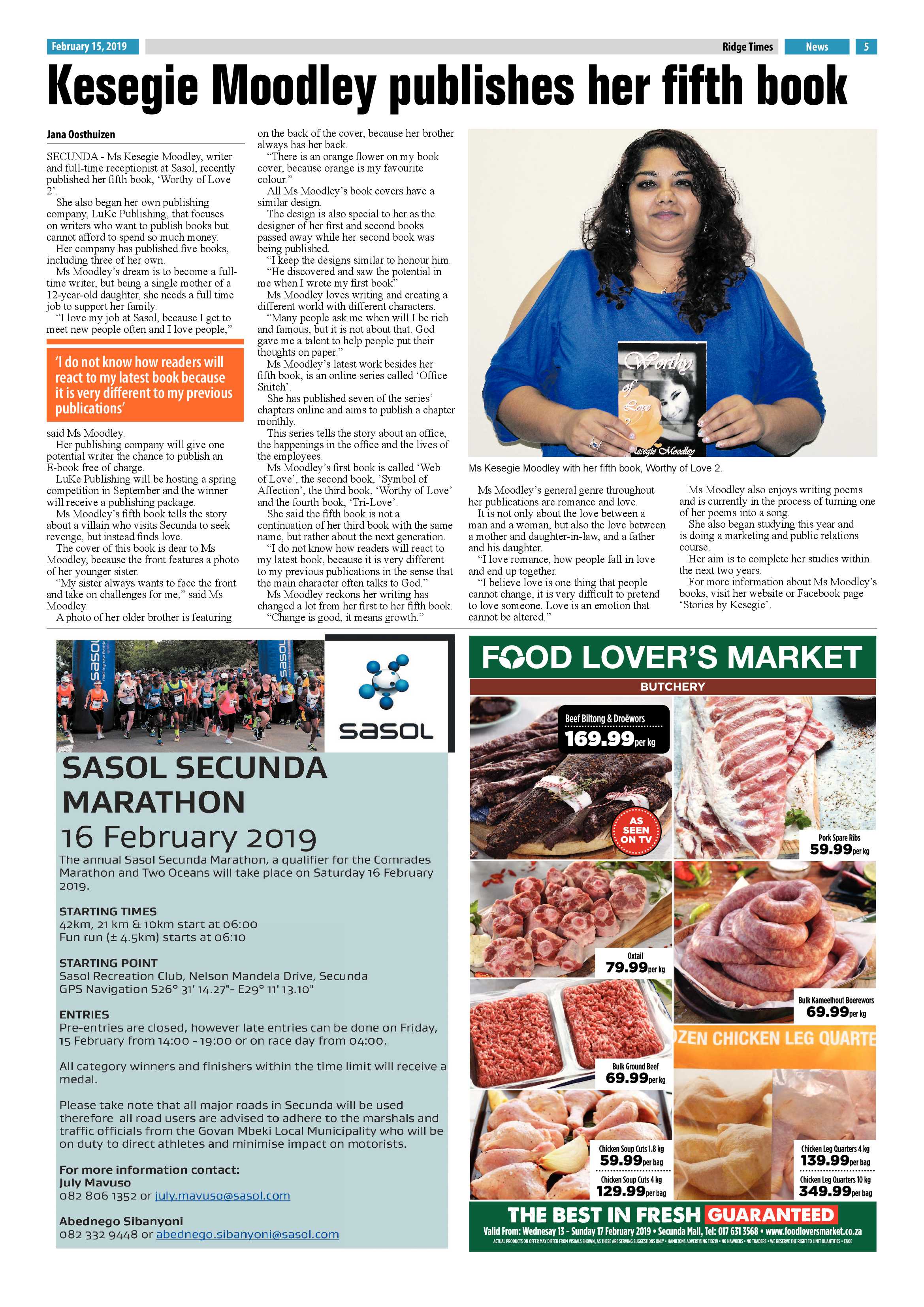 Ridge Times 15 February 2019 page 5