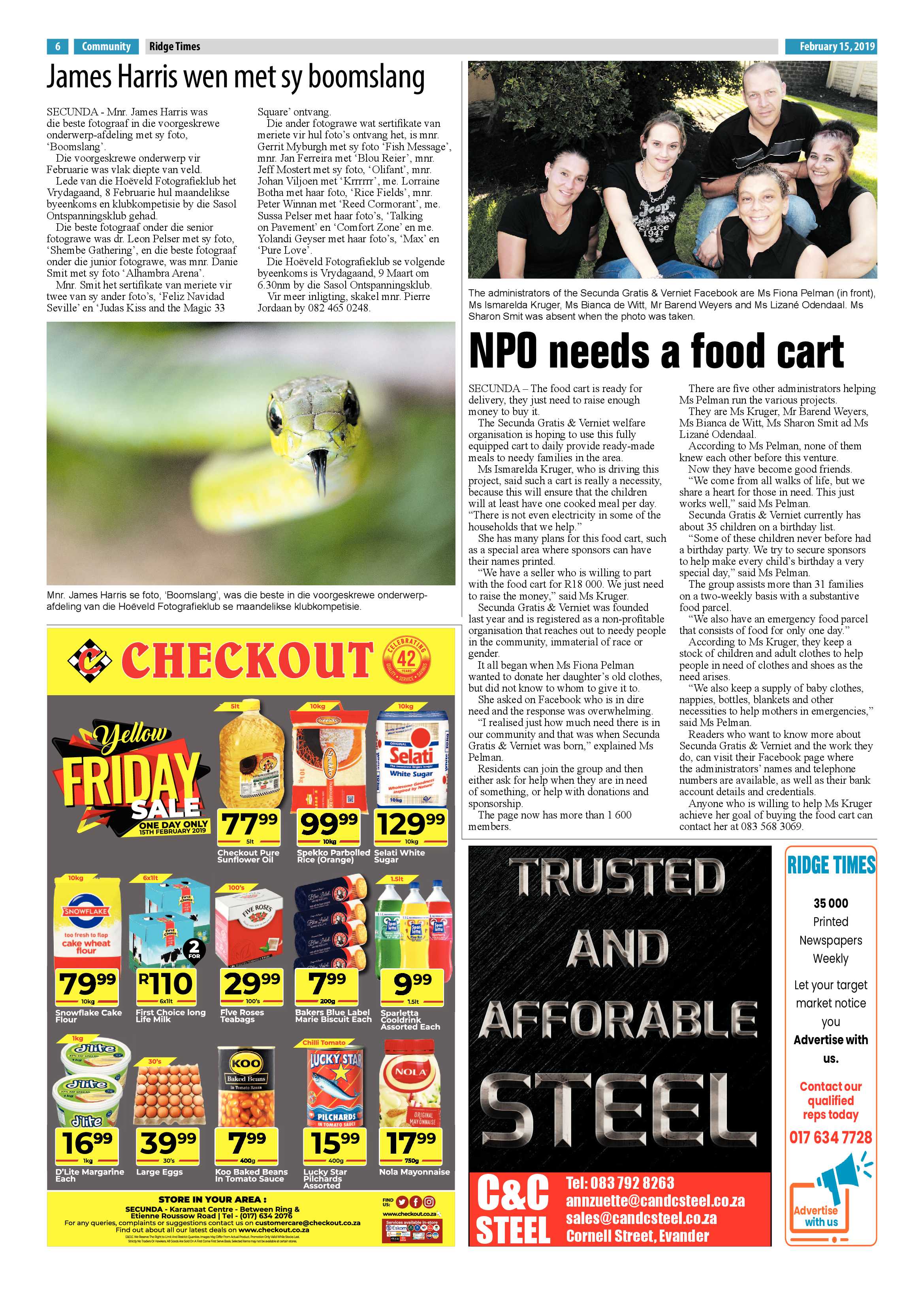 Ridge Times 15 February 2019 page 6