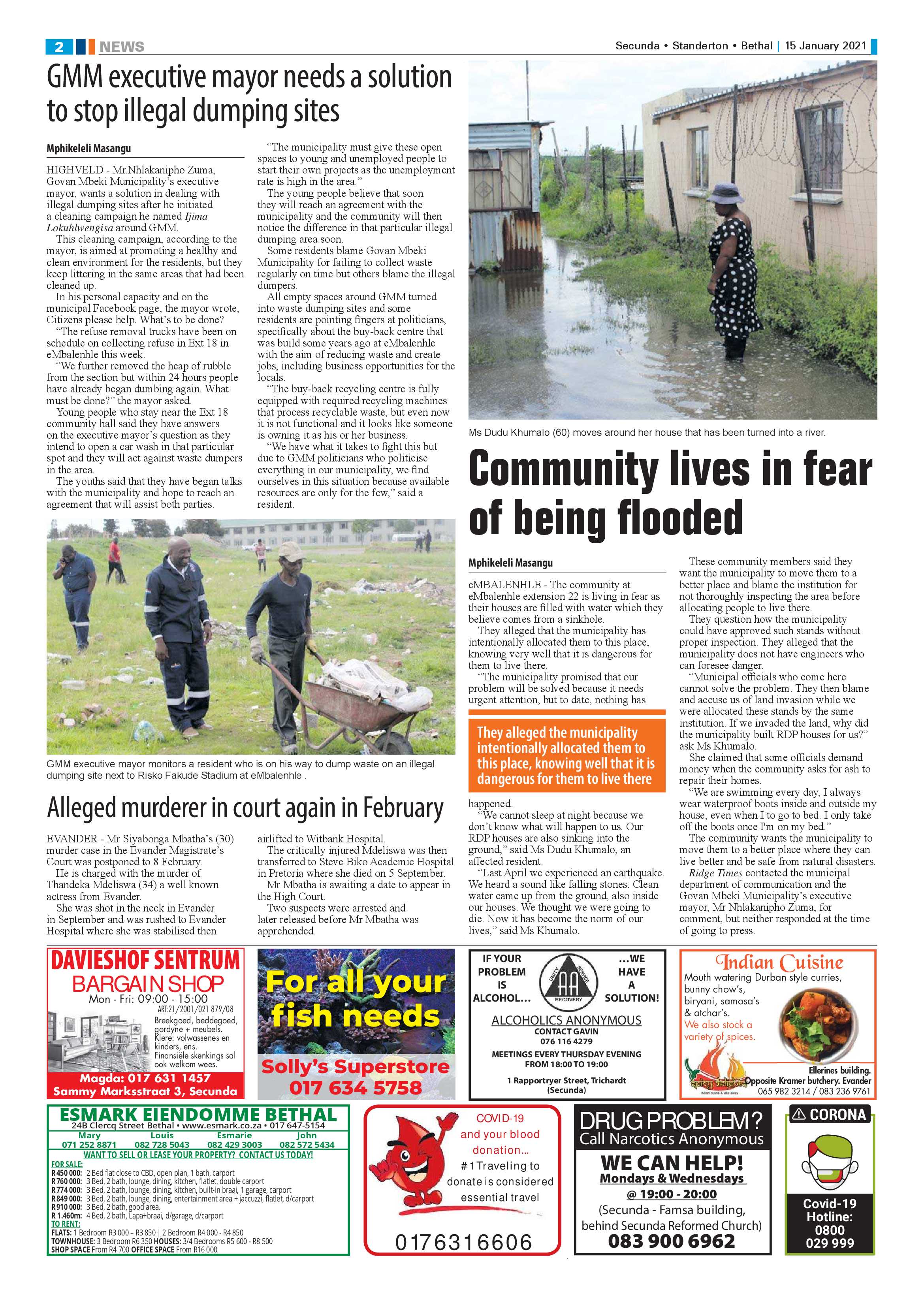 Ridge Times 15 January 2021 page 2