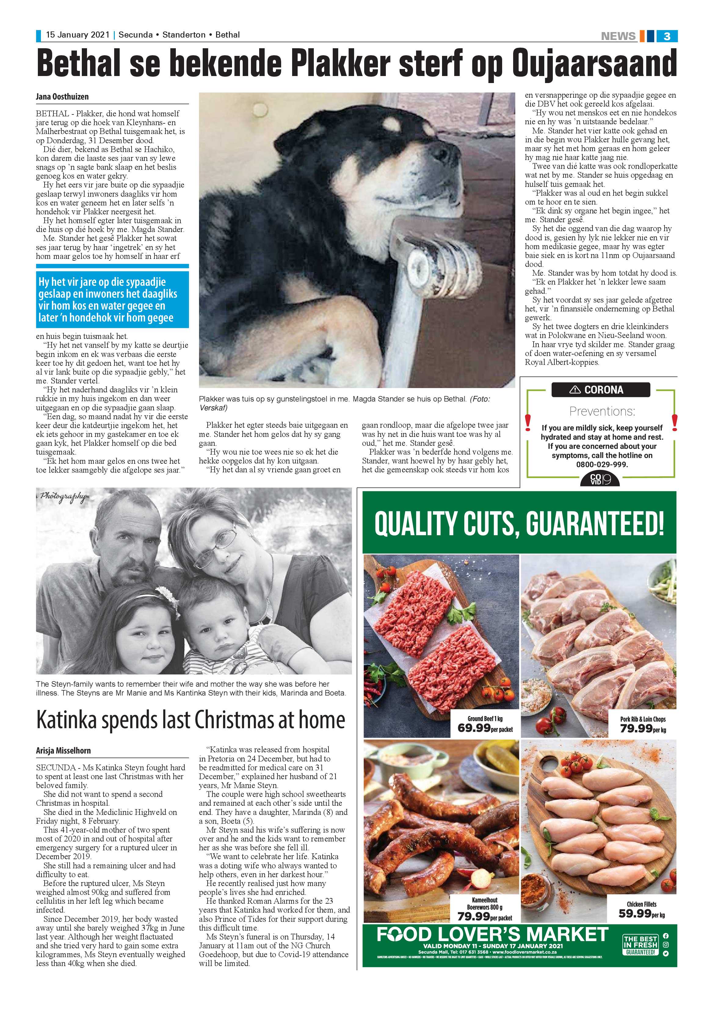 Ridge Times 15 January 2021 page 3