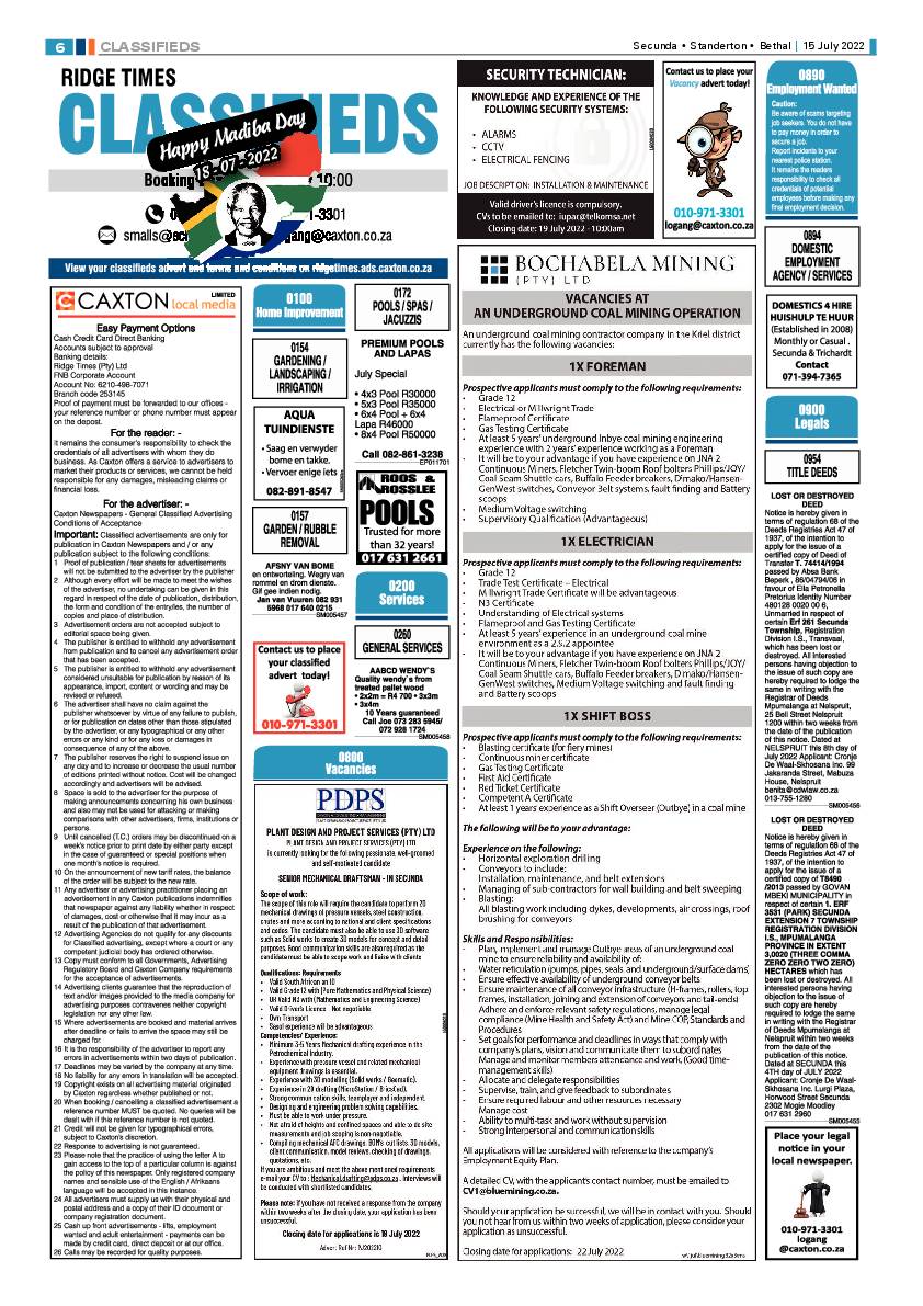 Ridge Times 15 July 2022 page 6