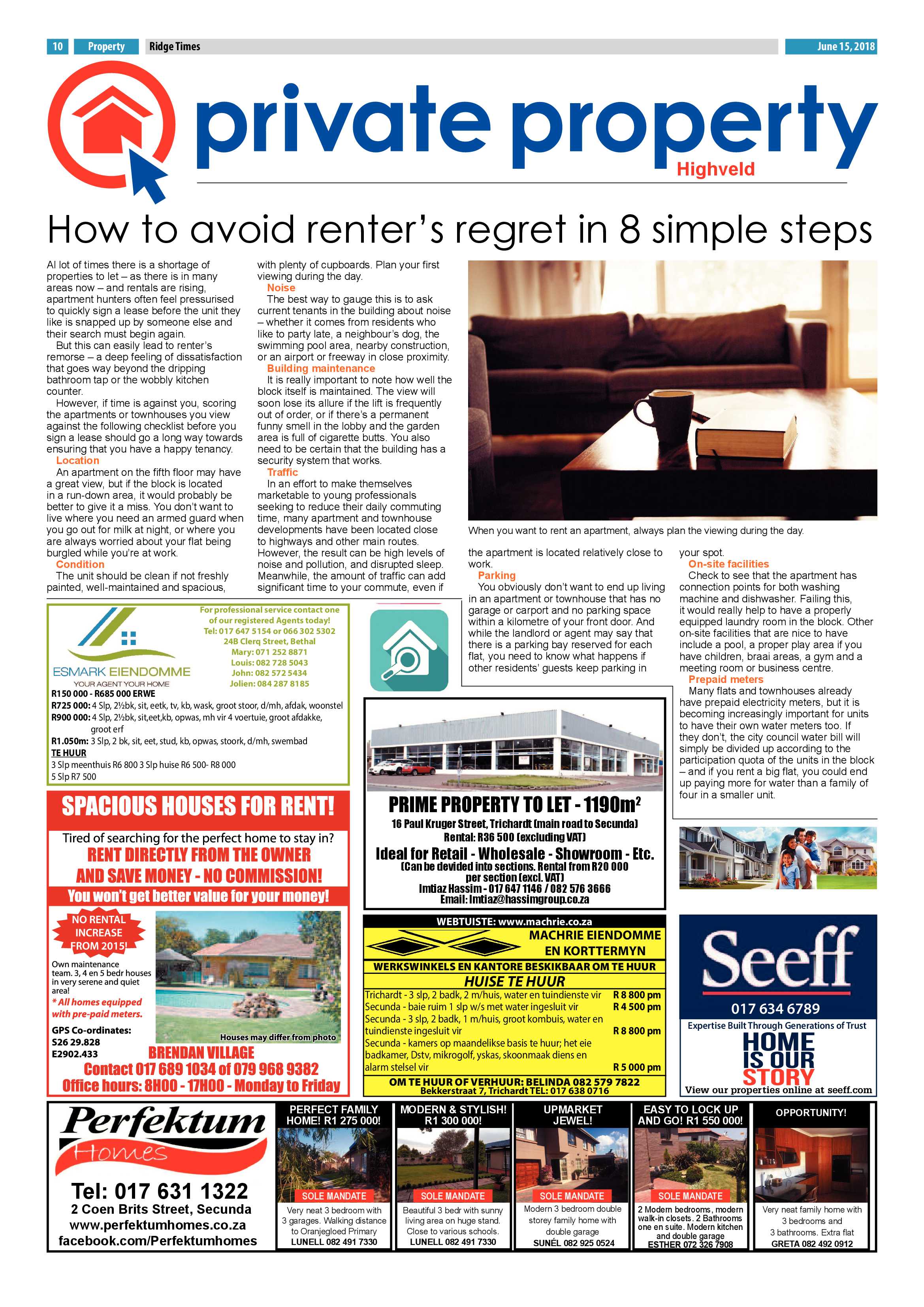 Ridge Times 15 June 2018 page 10
