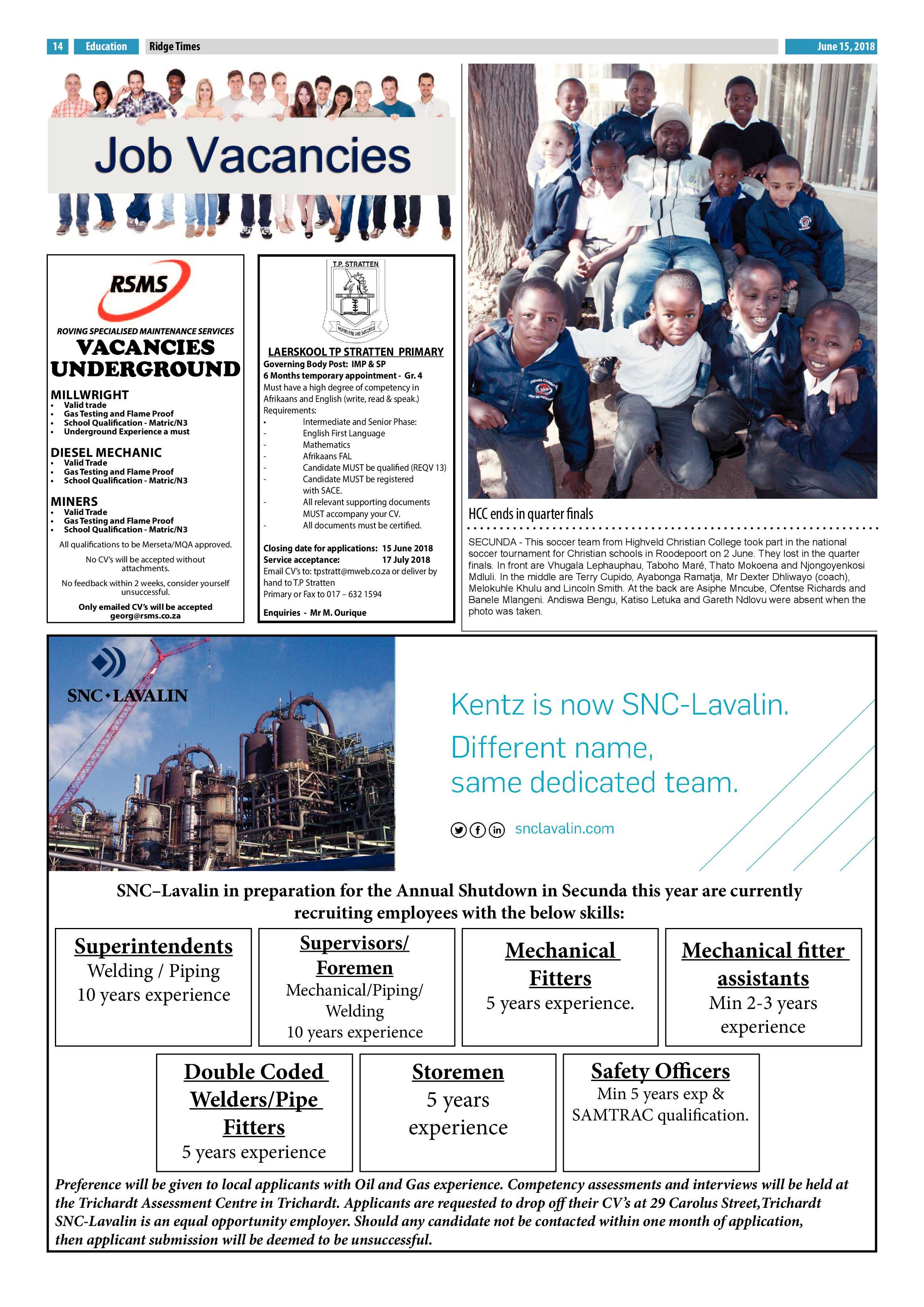 Ridge Times 15 June 2018 page 14