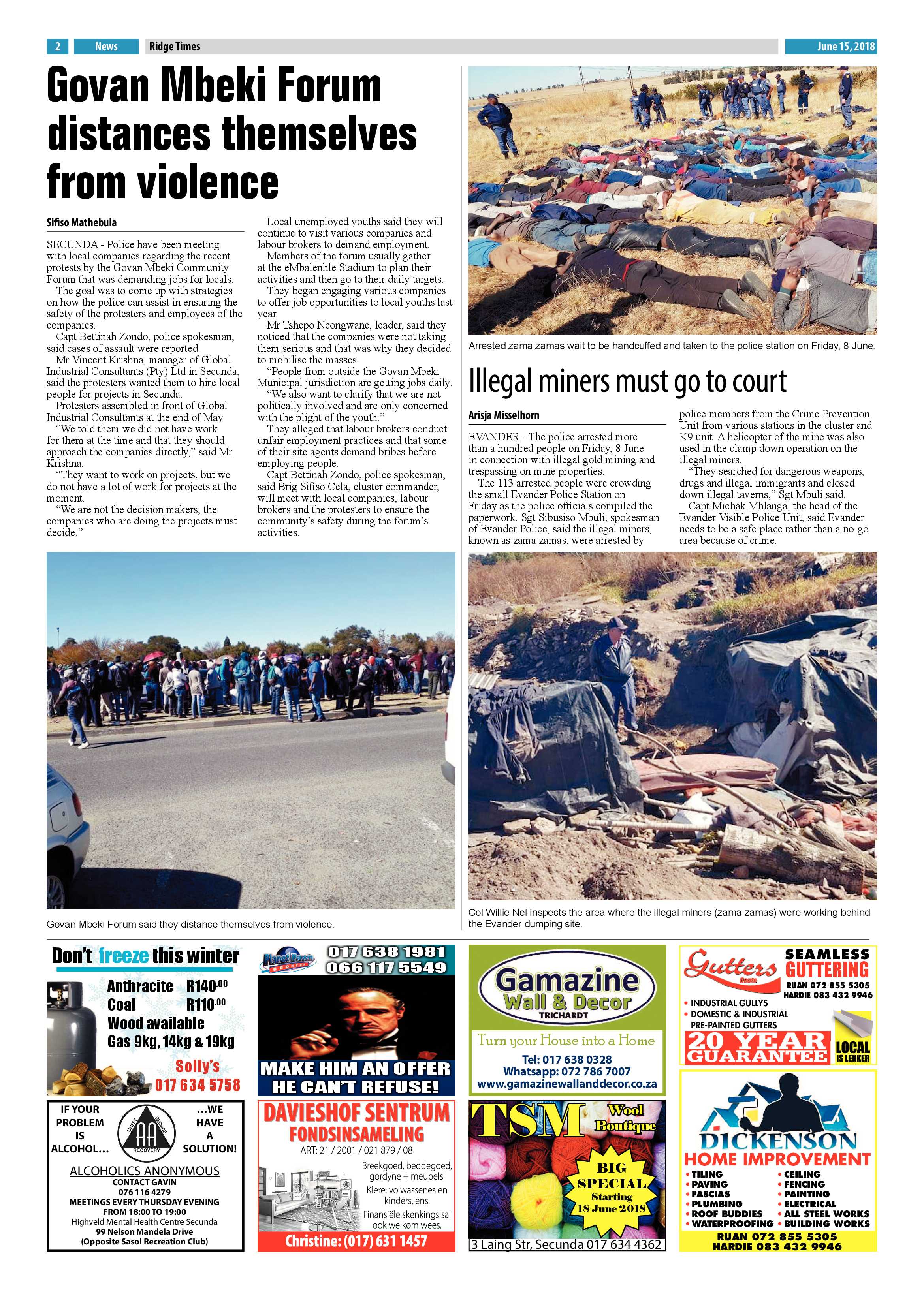 Ridge Times 15 June 2018 page 2