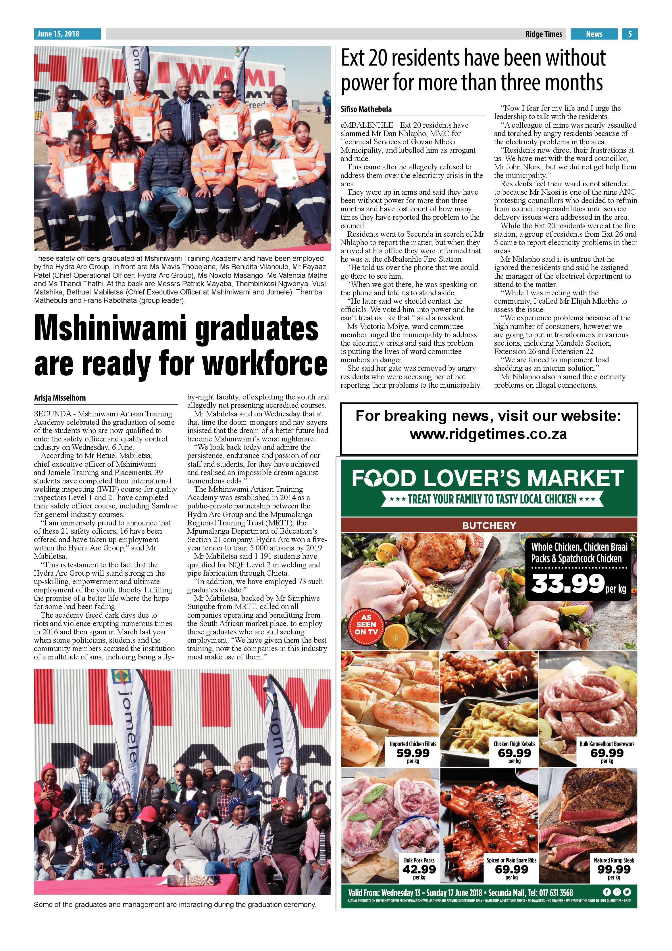 Ridge Times 15 June 2018 page 5