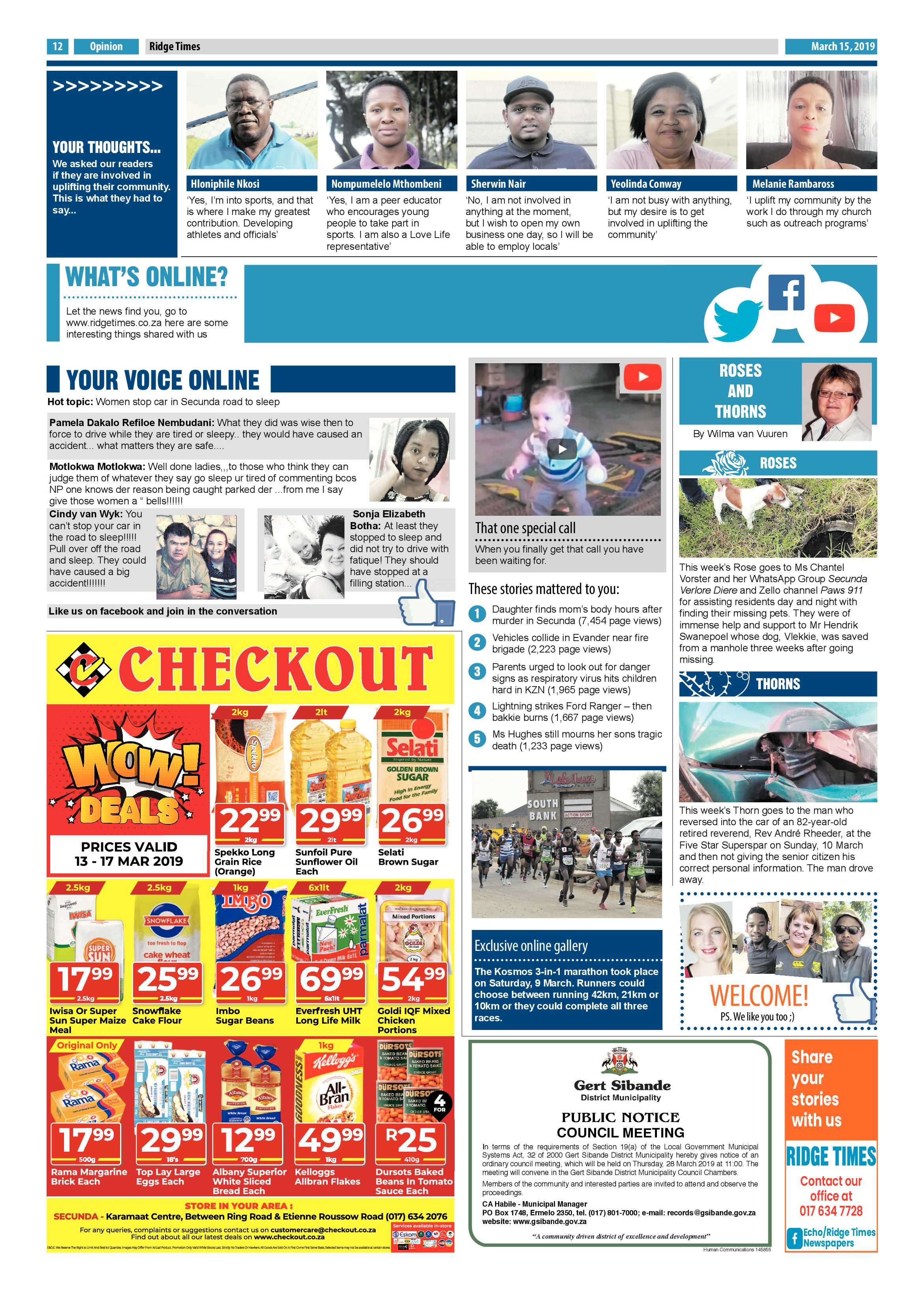 Ridge Times 15 March 2019 page 12