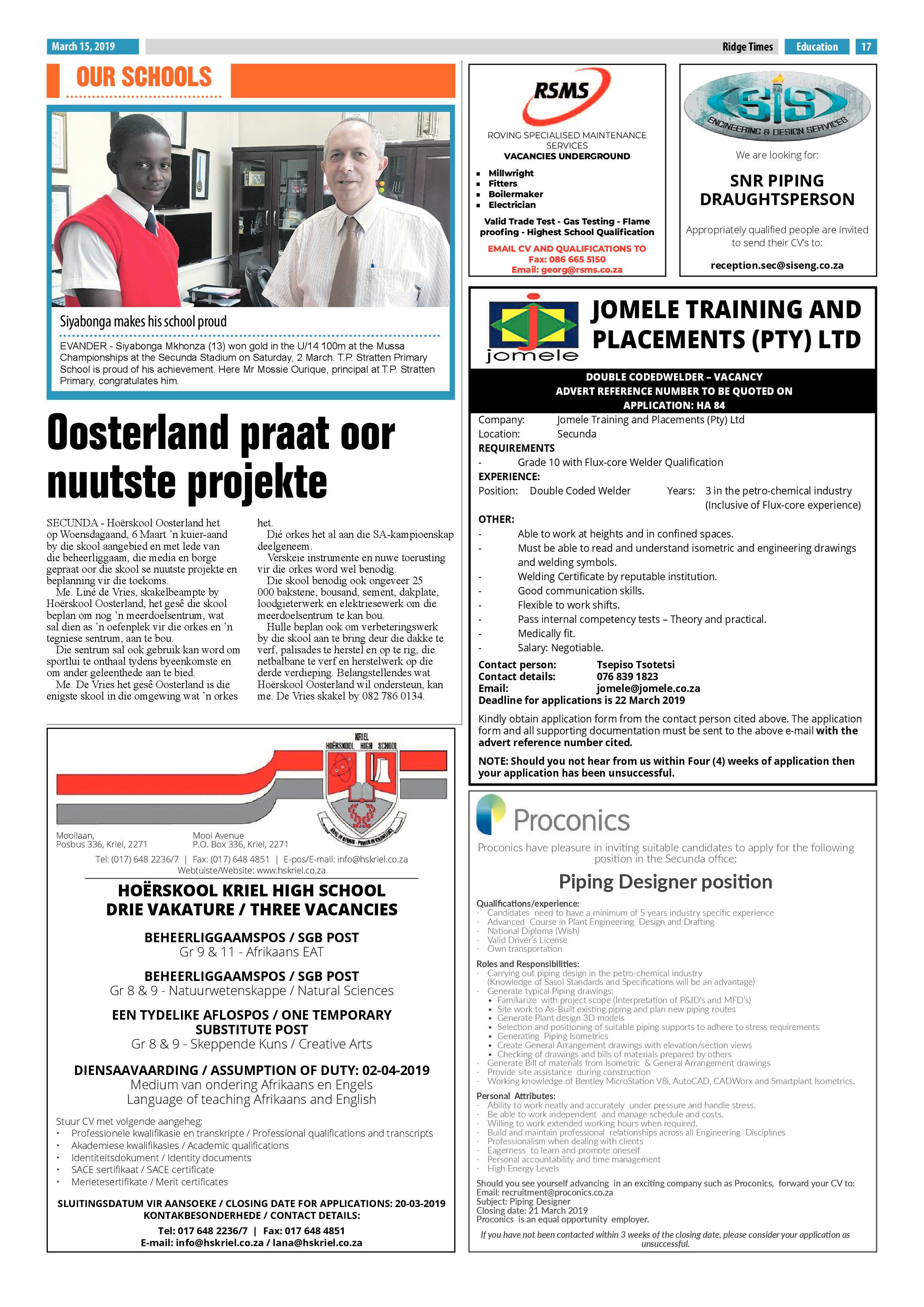 Ridge Times 15 March 2019 page 17