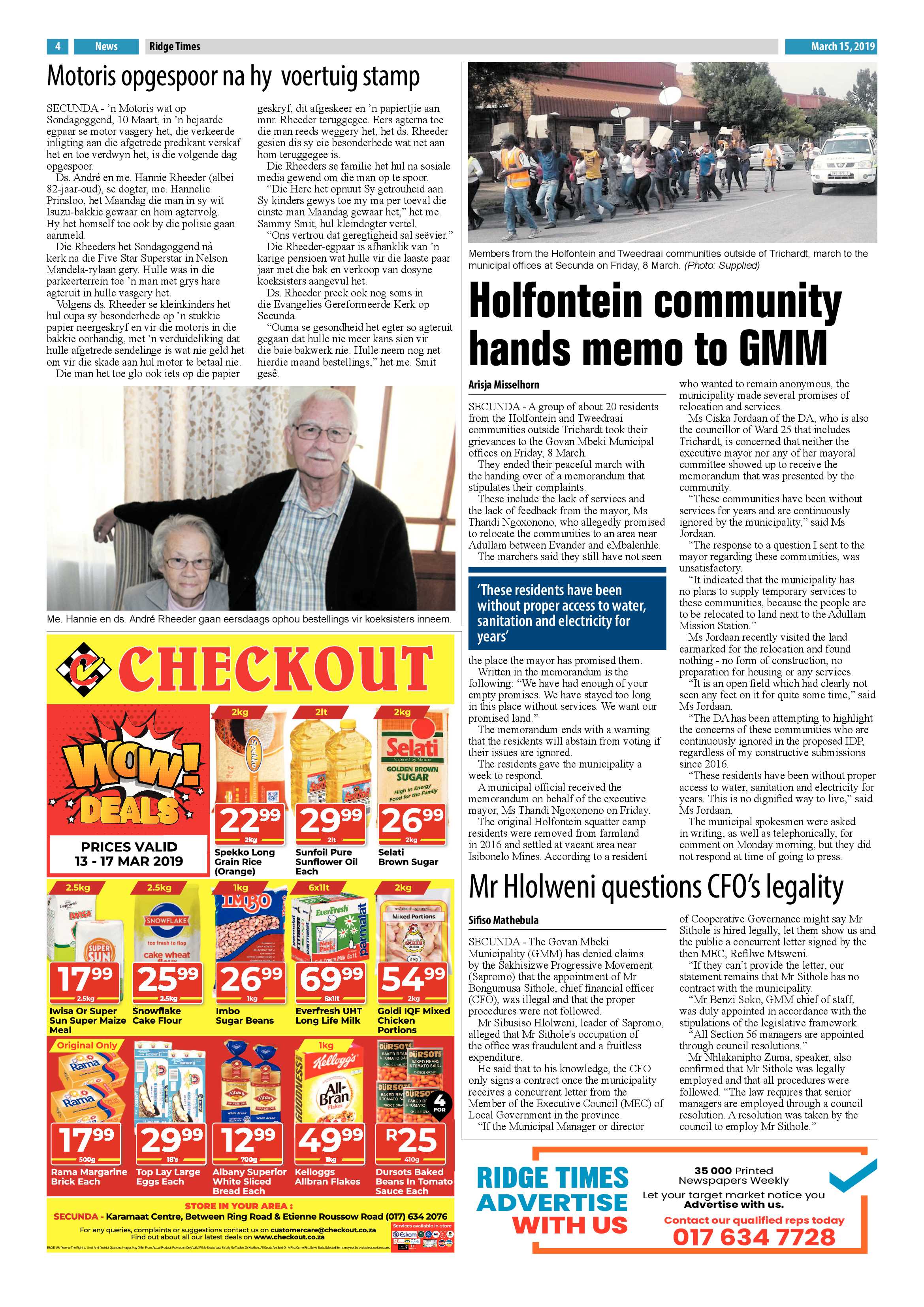 Ridge Times 15 March 2019 page 4
