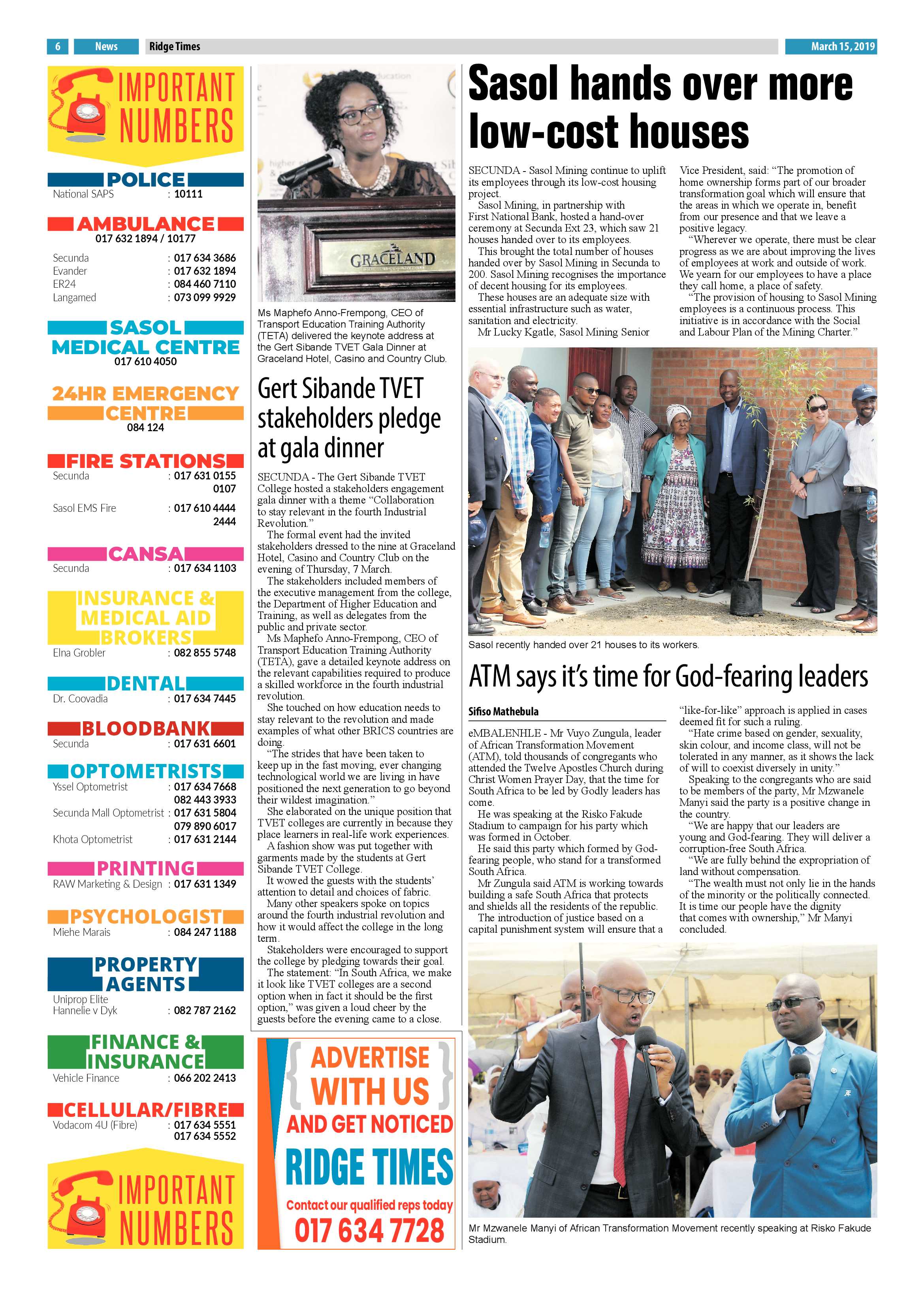 Ridge Times 15 March 2019 page 6