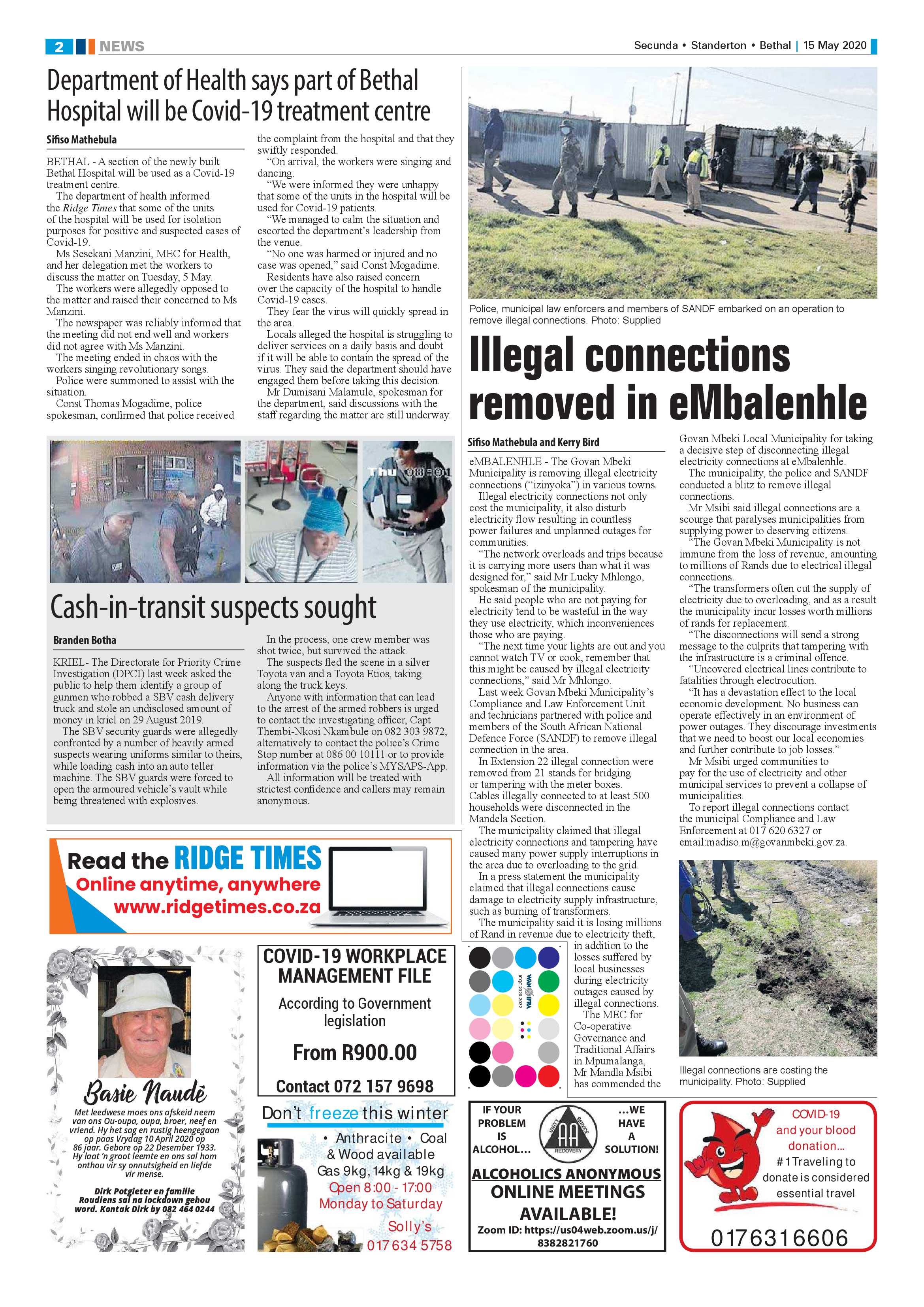 Ridge Times 15 May 2020 page 2