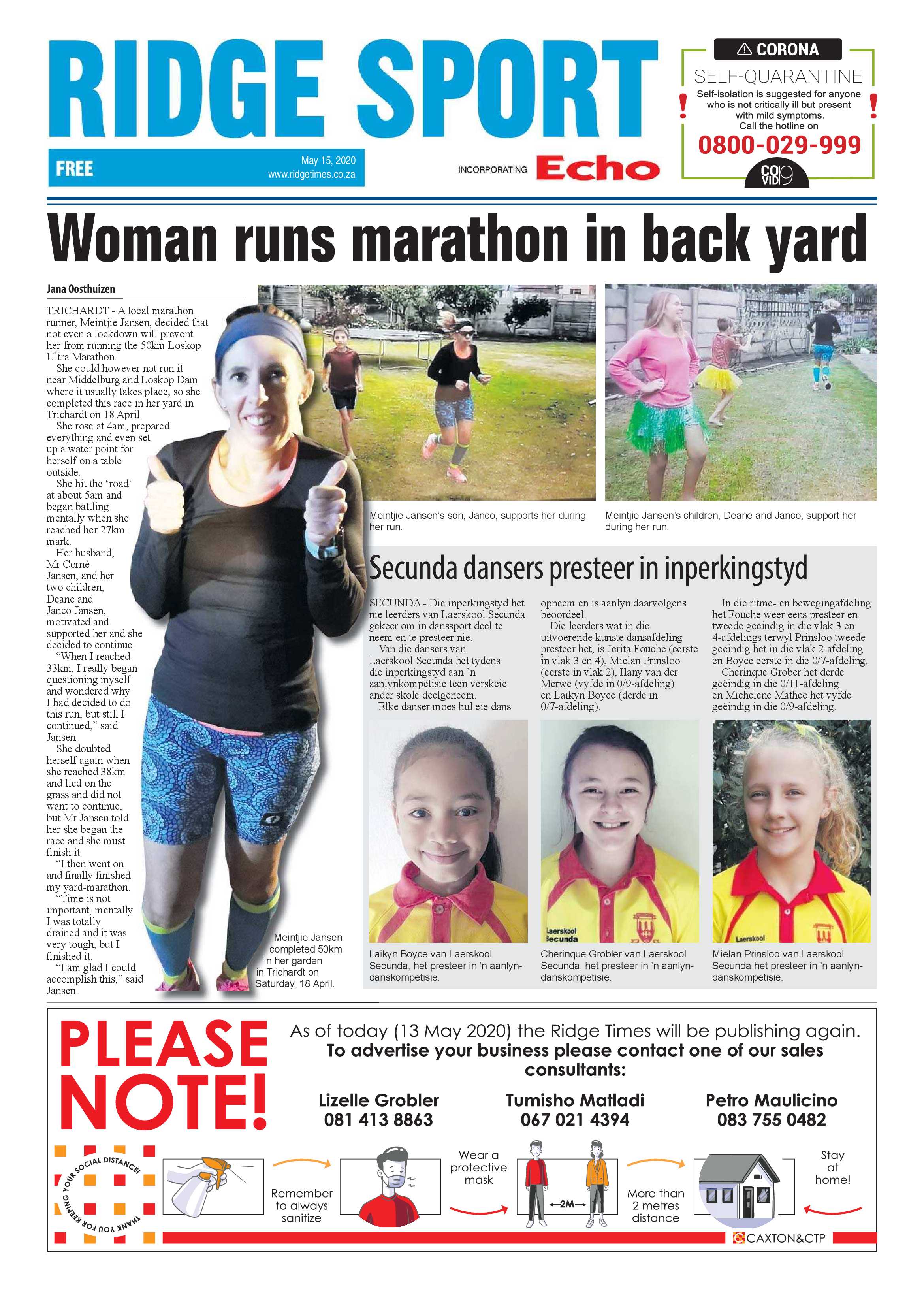 Ridge Times 15 May 2020 page 7