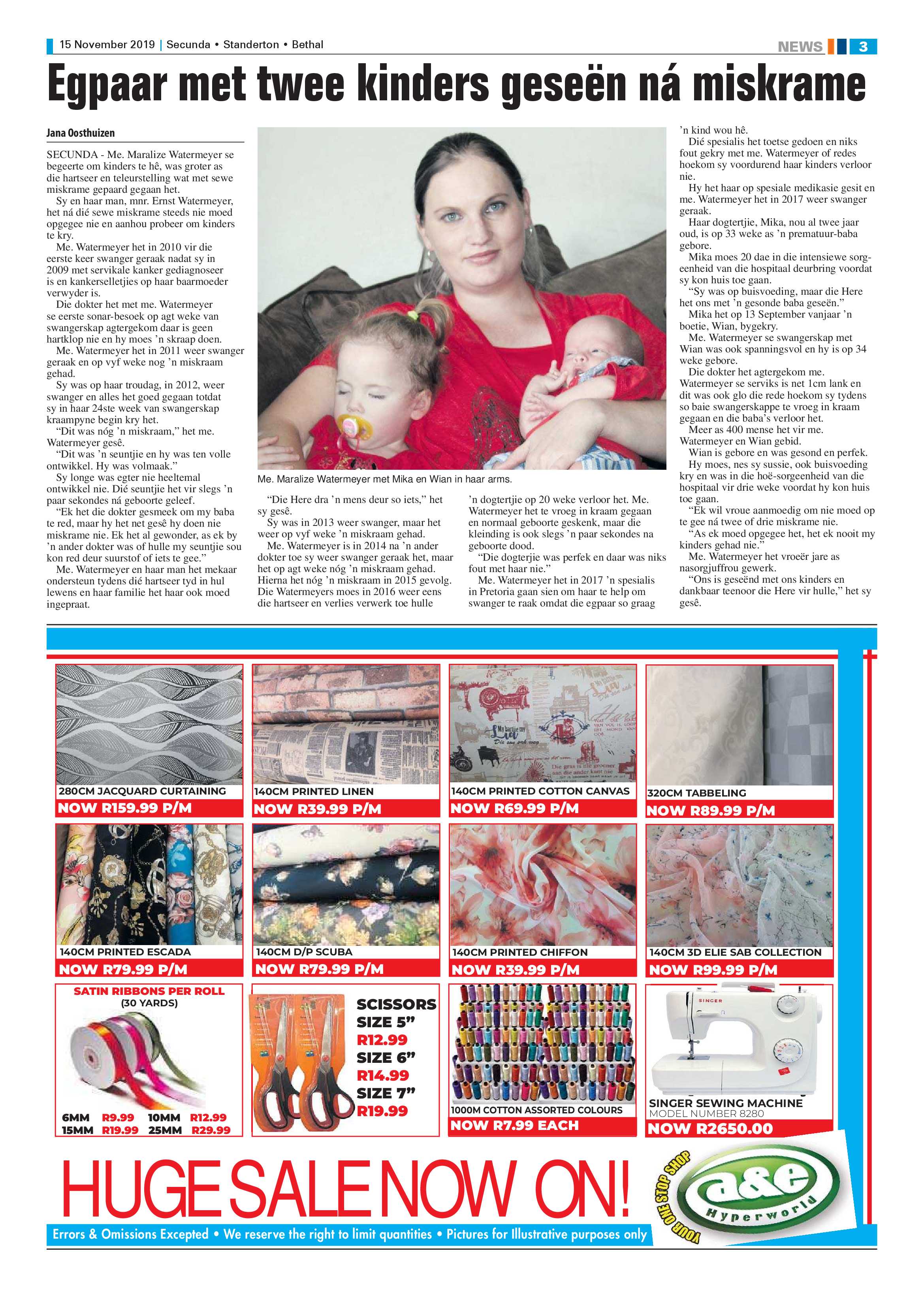 Ridge Times 15 November 2019 page 3