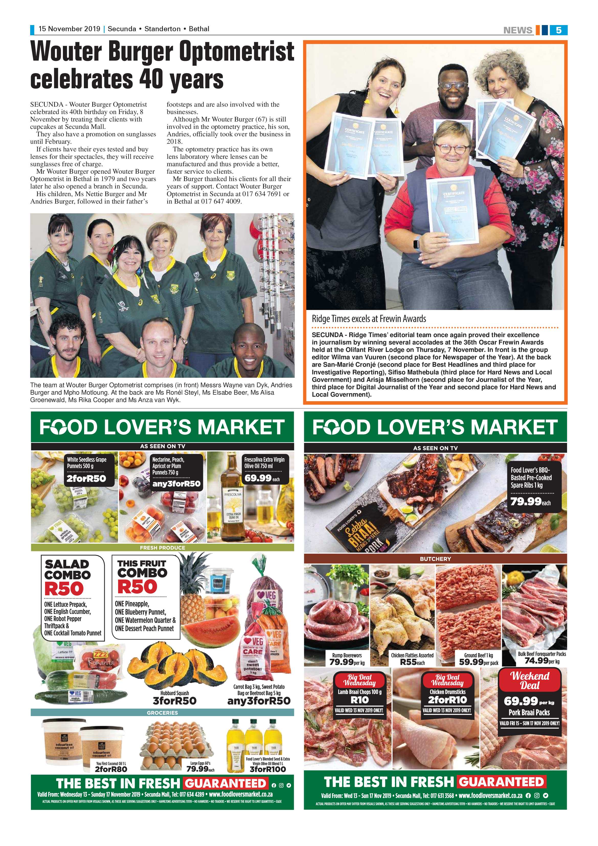 Ridge Times 15 November 2019 page 5