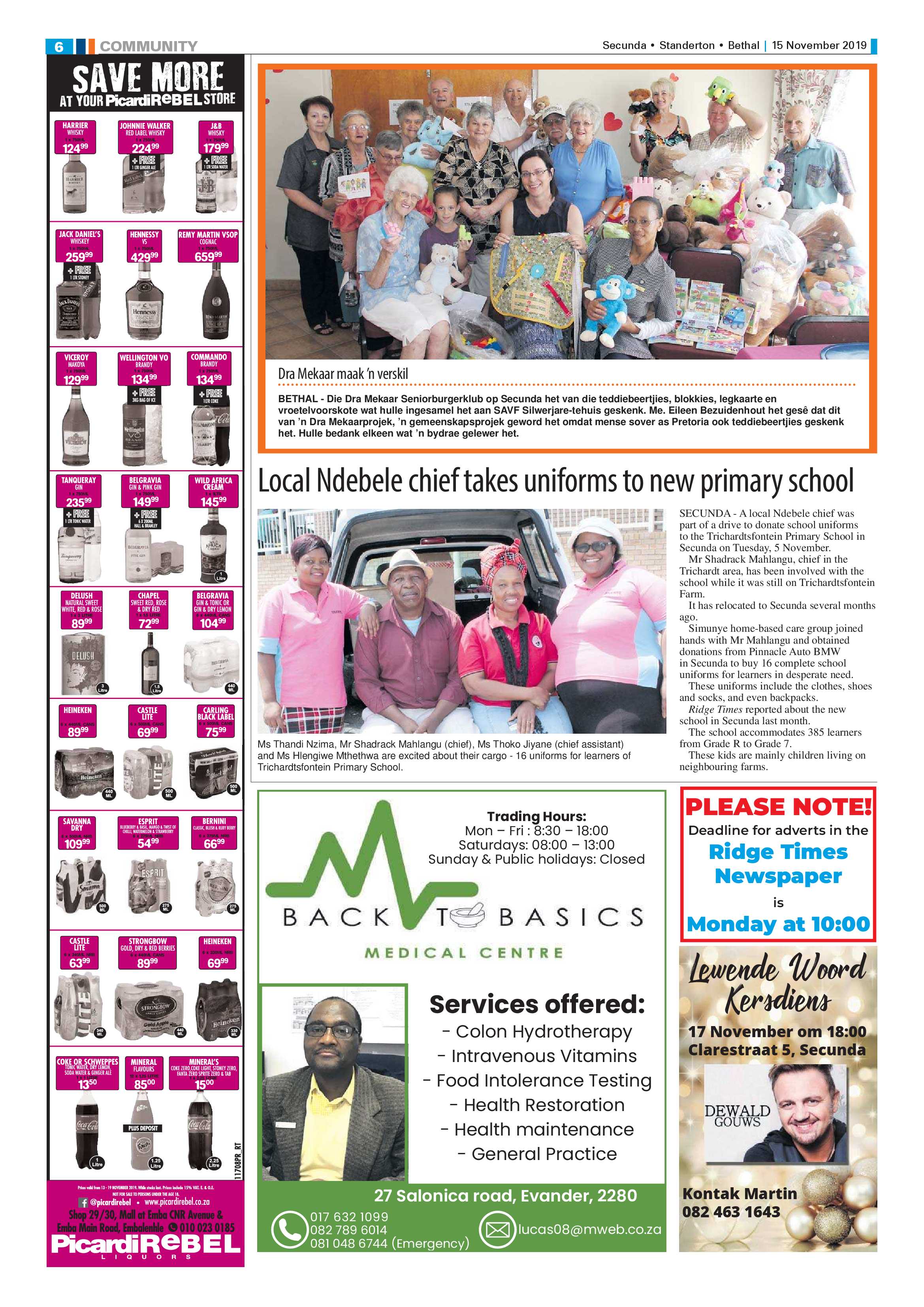 Ridge Times 15 November 2019 page 6