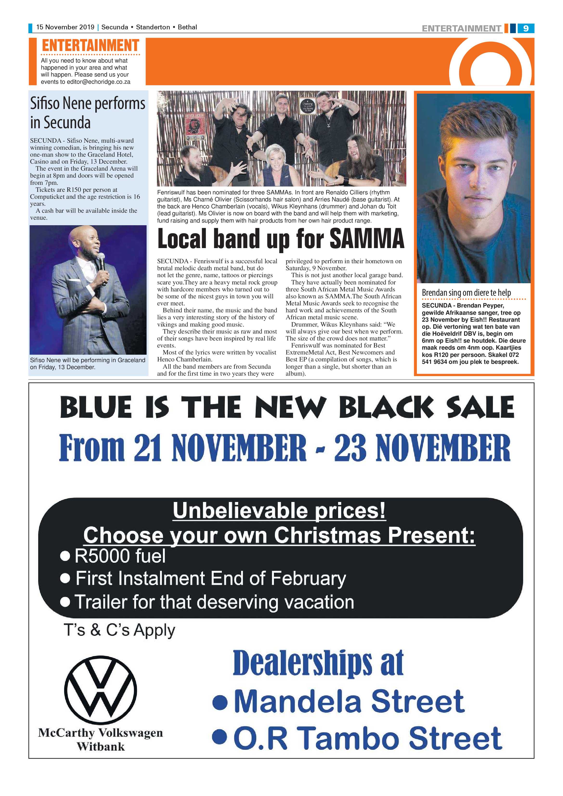 Ridge Times 15 November 2019 page 9