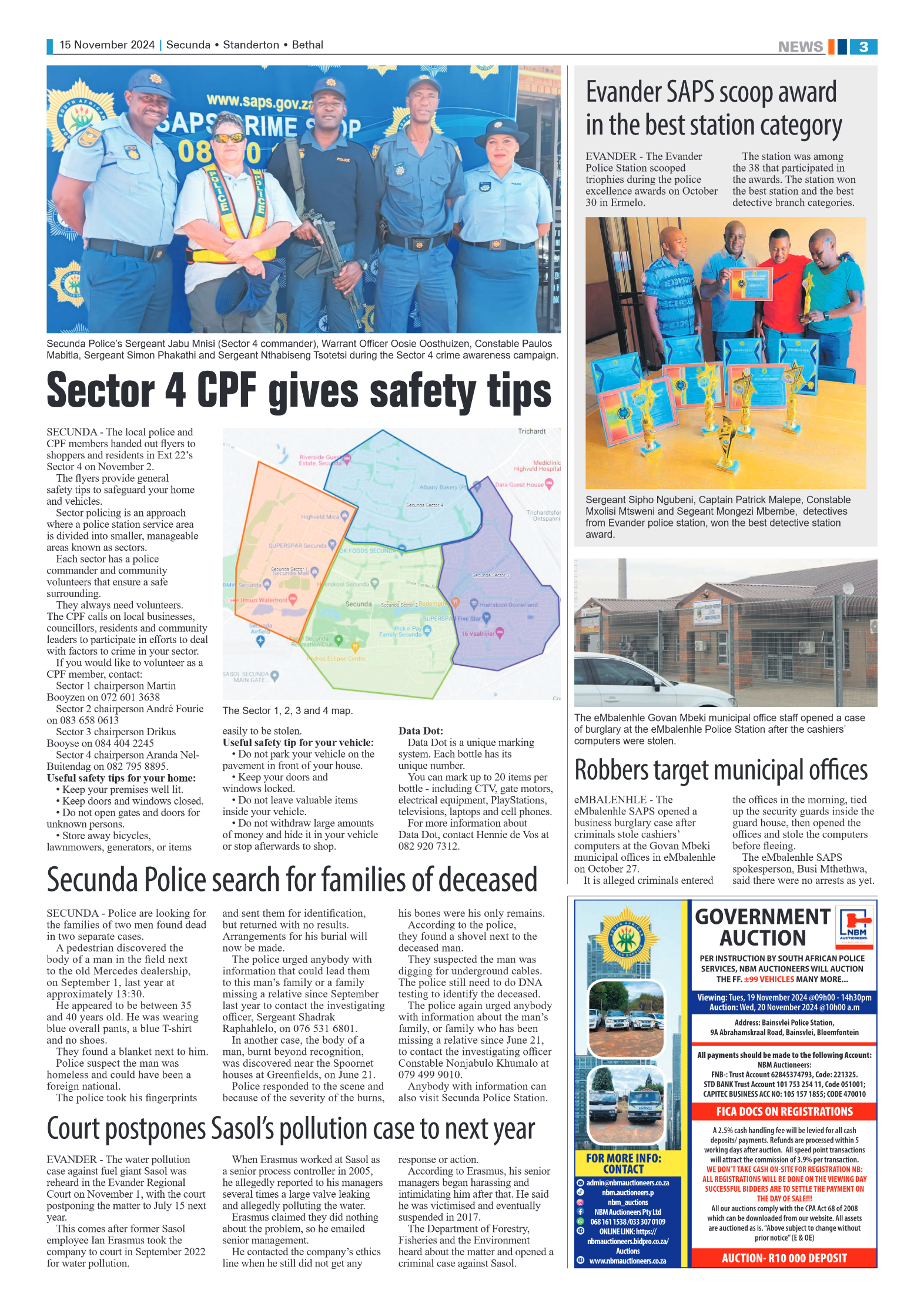 Ridge Times 15 November 2024 page 3