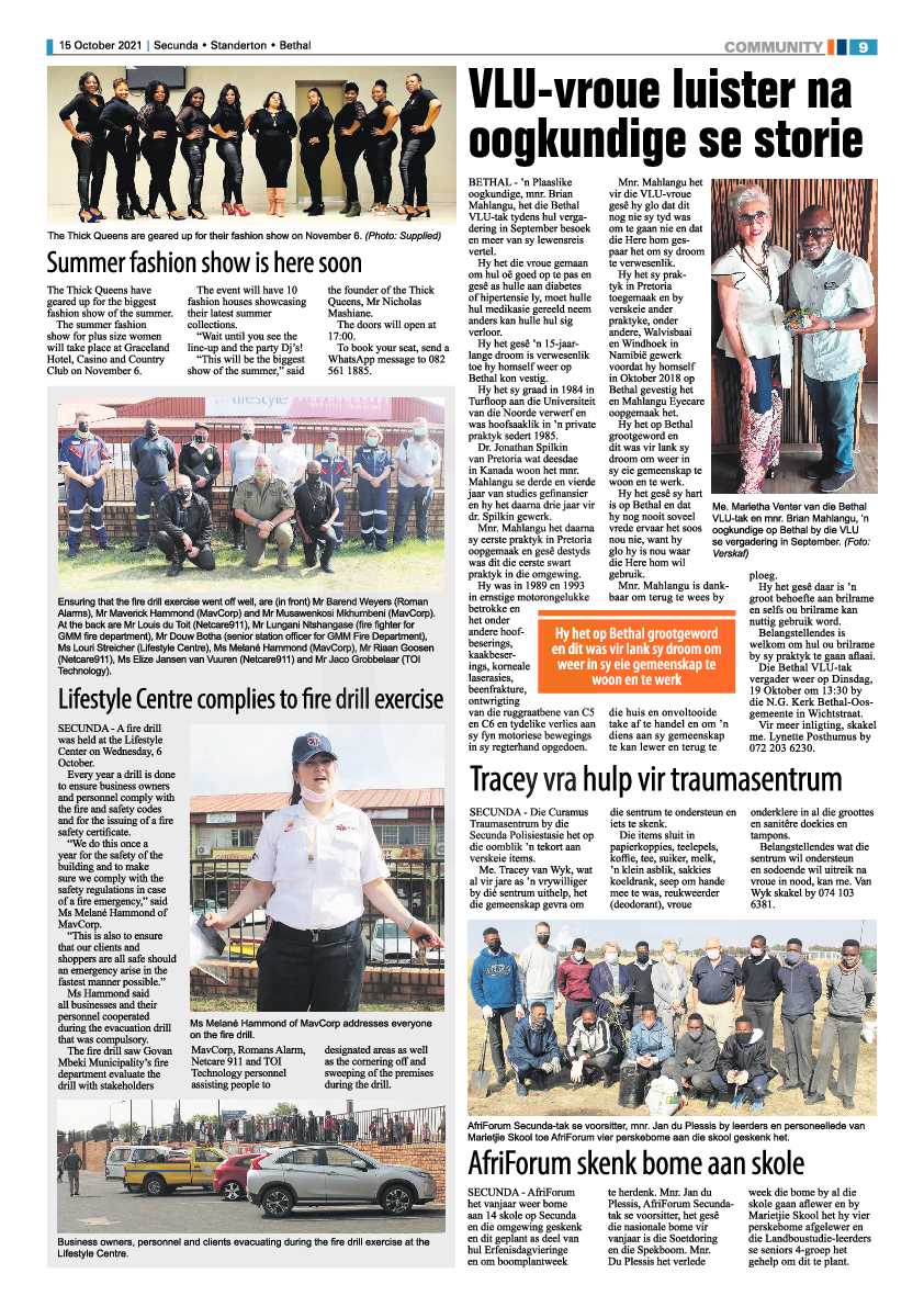 Ridge Times 15 October 2021 page 9
