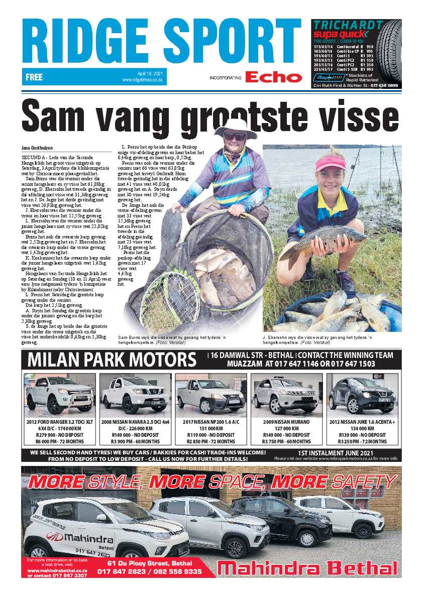 Ridge Times 16 April 2021 page 12