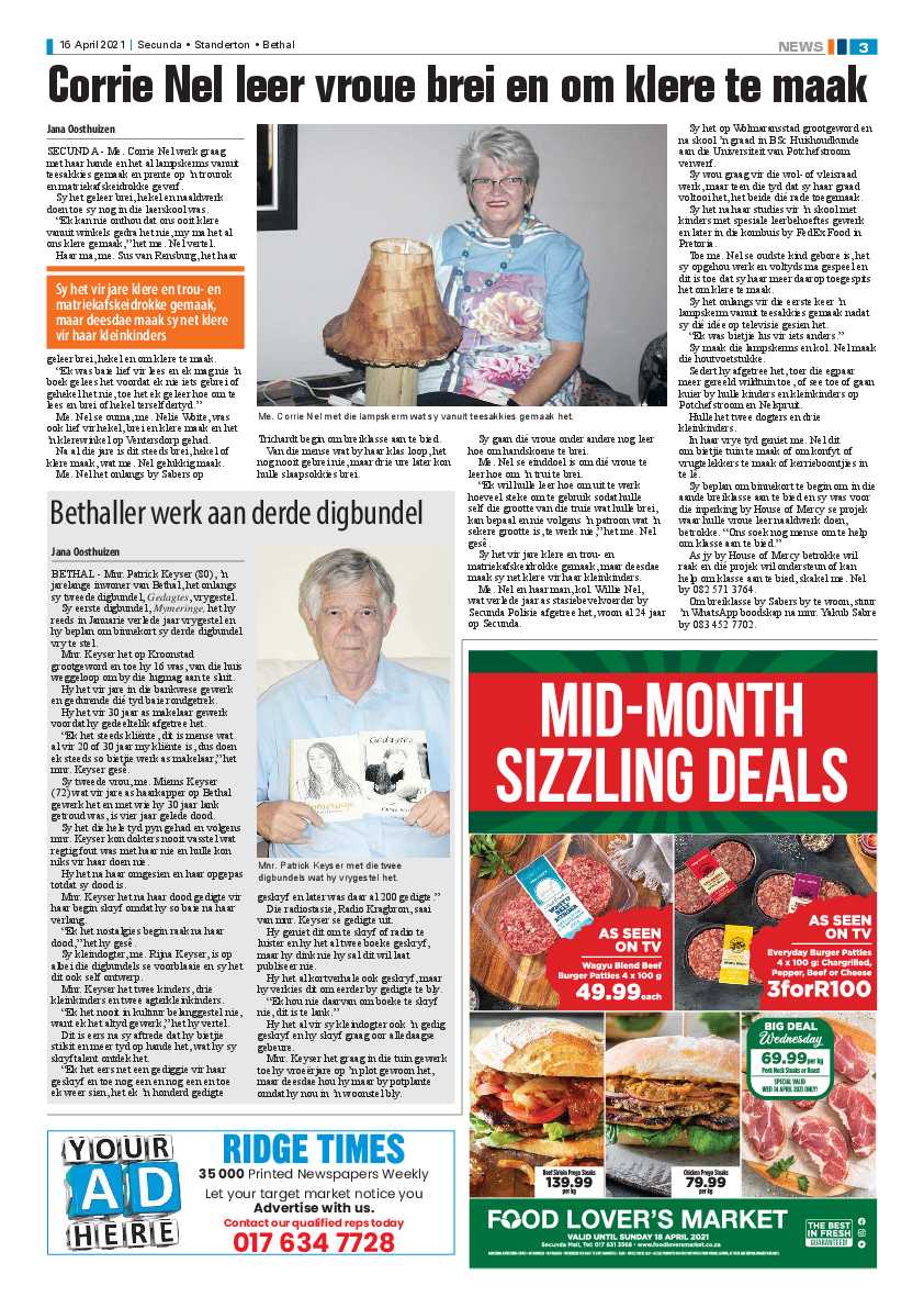 Ridge Times 16 April 2021 page 3