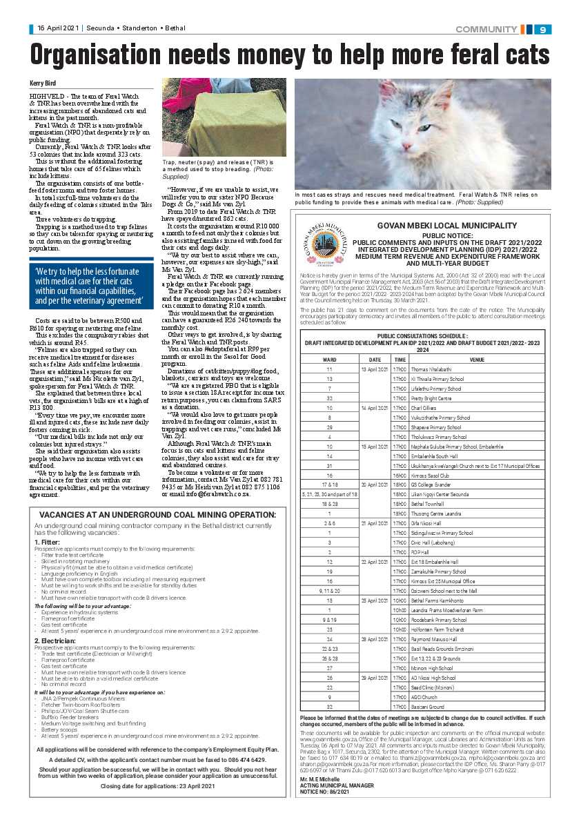Ridge Times 16 April 2021 page 9