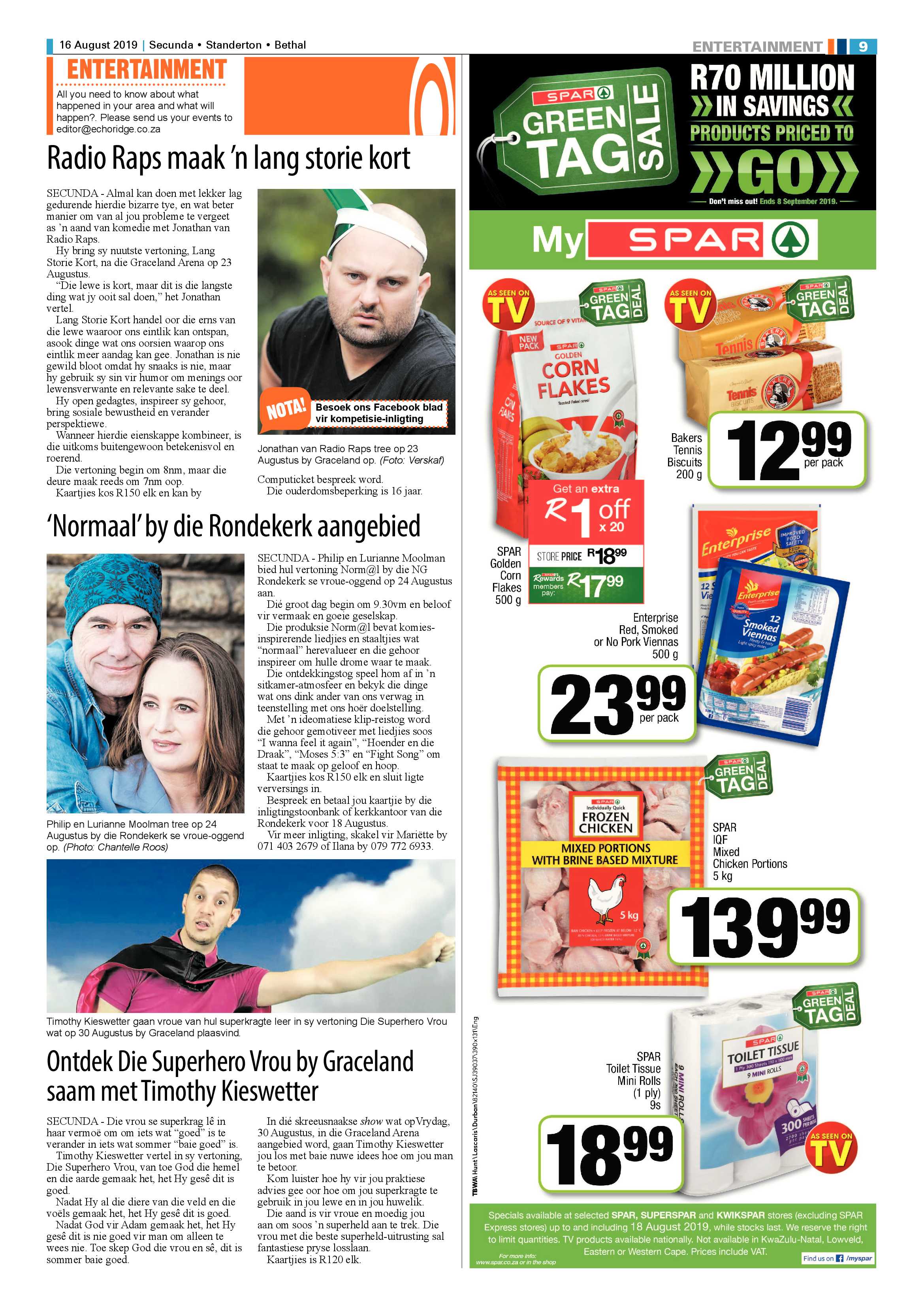 Ridge Times 16 August 2019 page 9