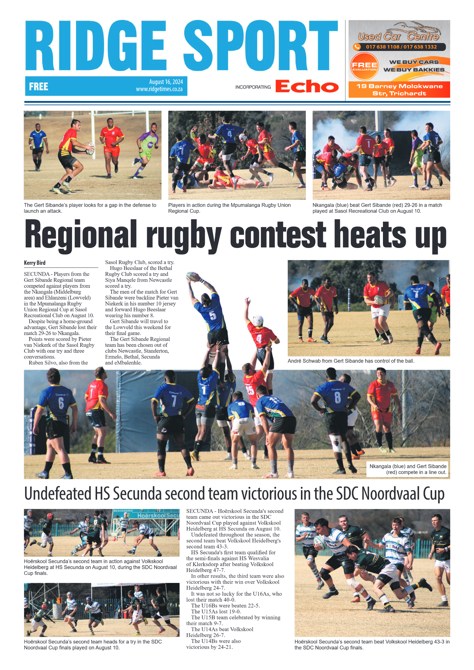 Ridge Times 16 August 2024 page 12