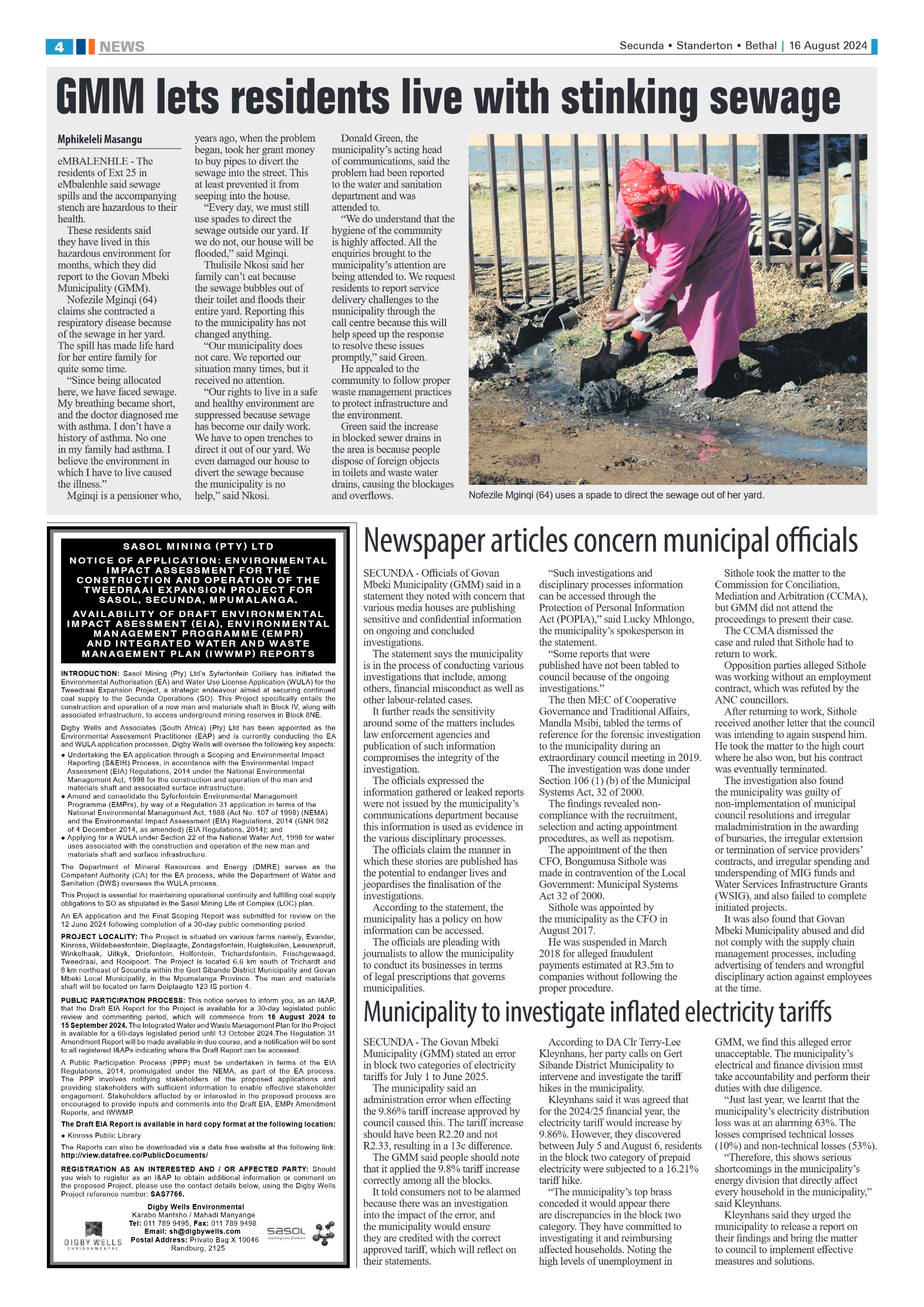 Ridge Times 16 August 2024 page 4