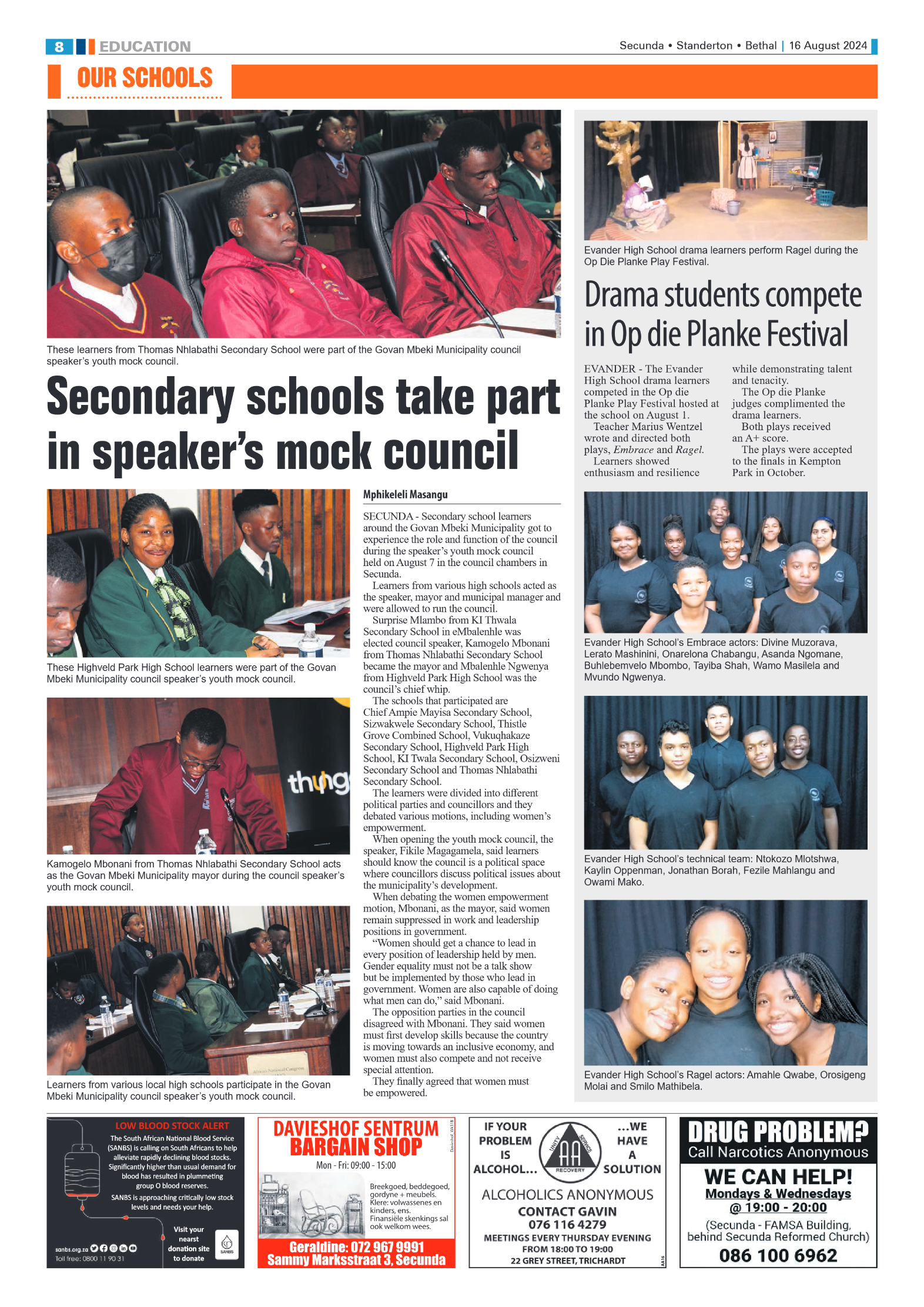 Ridge Times 16 August 2024 page 8