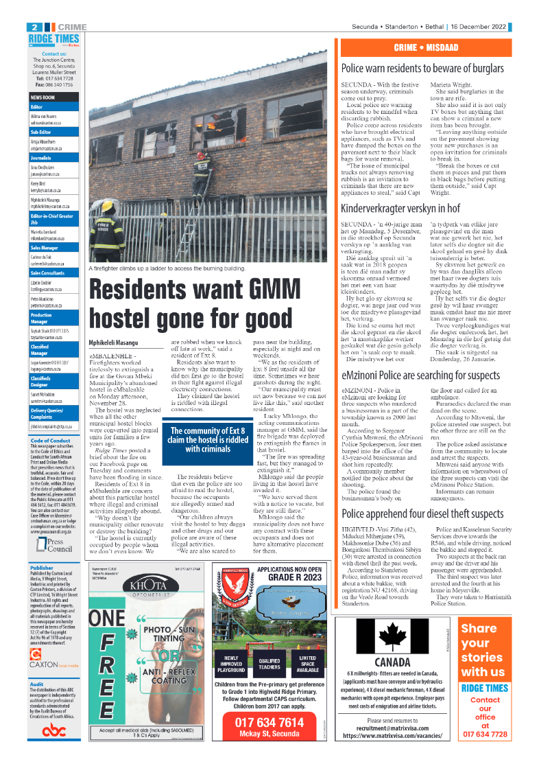 Ridge Times 16 Dec 2022 page 4