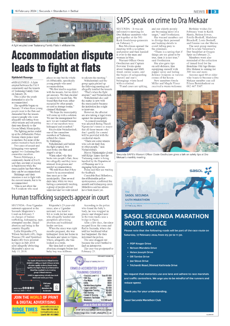 Ridge Times 16 February 2024 page 3